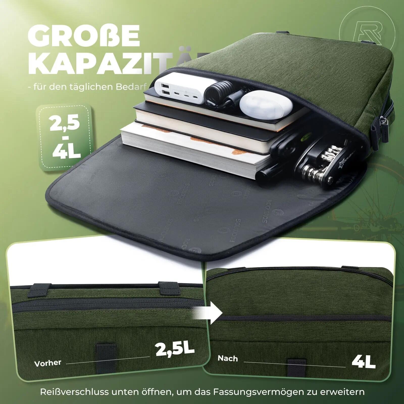 Sacoche de guidon ROCKBROS 4L avec bandoulière 3/6