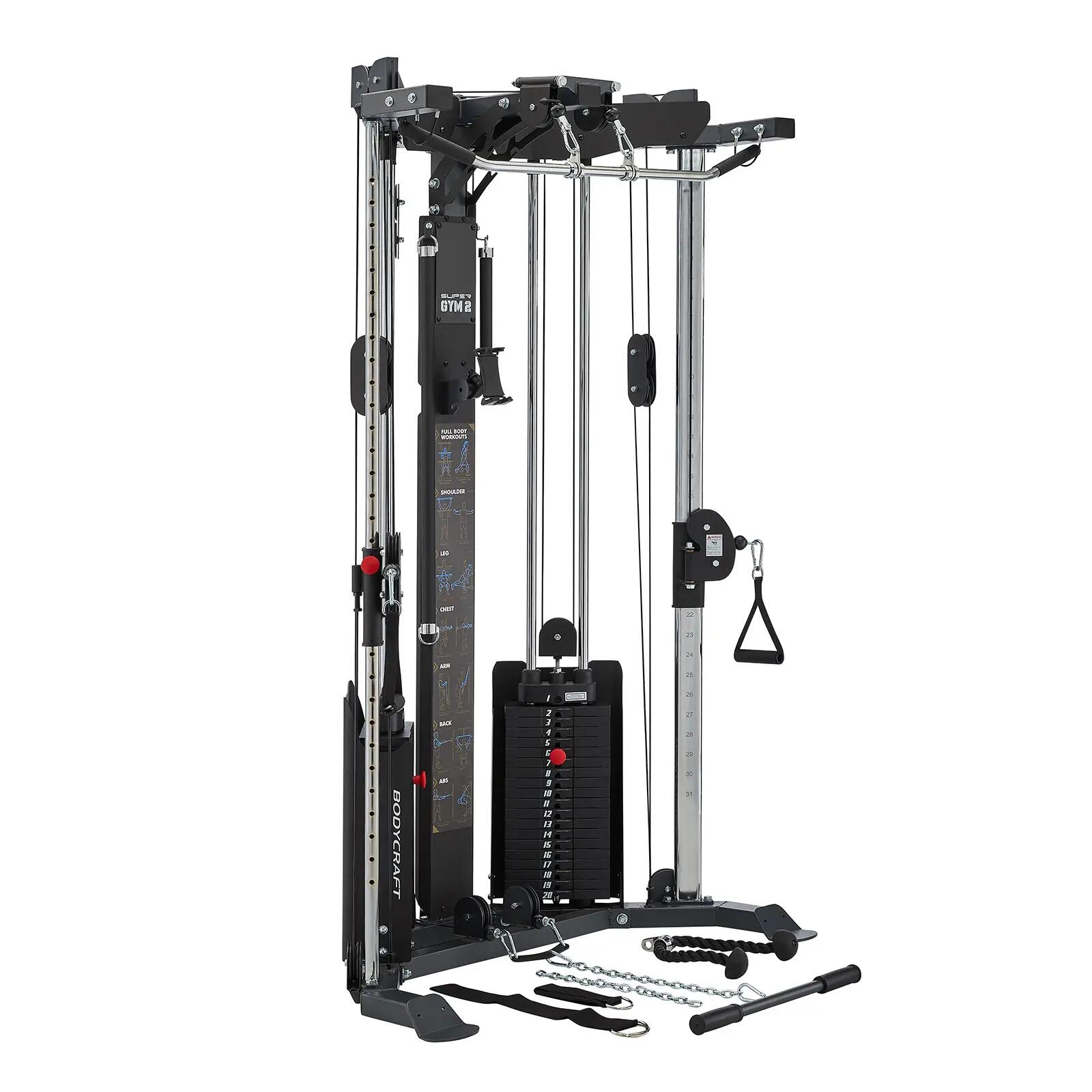 Krachtstation - BodyCraft SG2 - Zwart 1/4