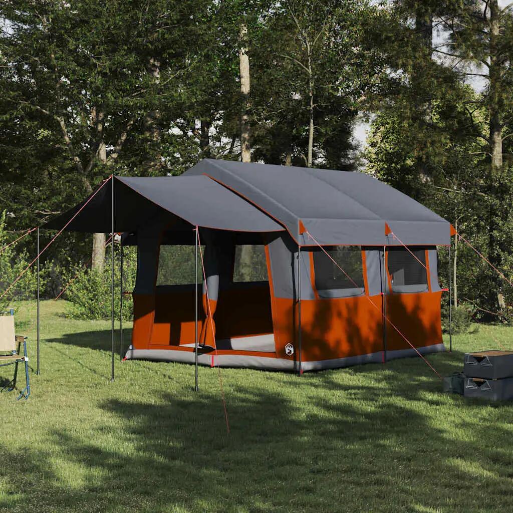 Tente de camping familiale 4 places VidaXL 185T polyester PU 4/4
