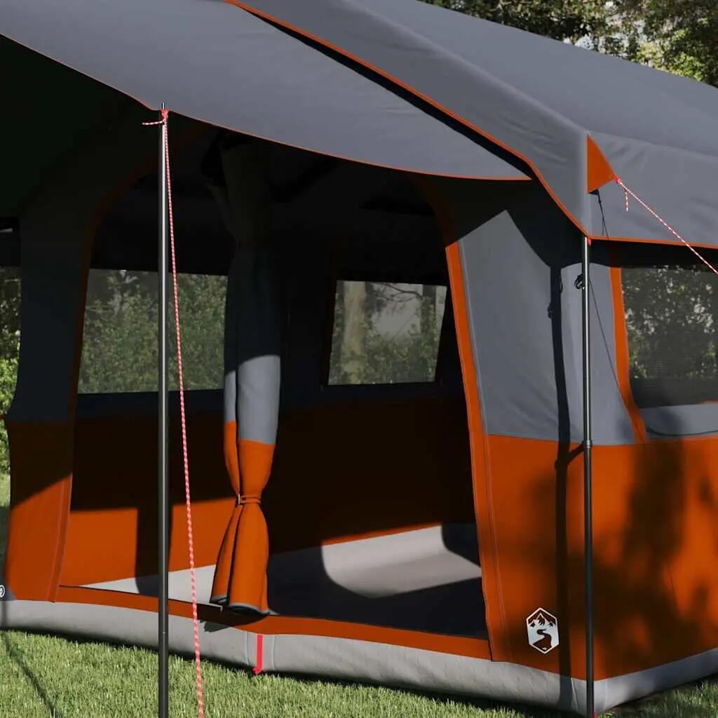 Tente de camping familiale 4 places VidaXL 185T polyester PU 3/4