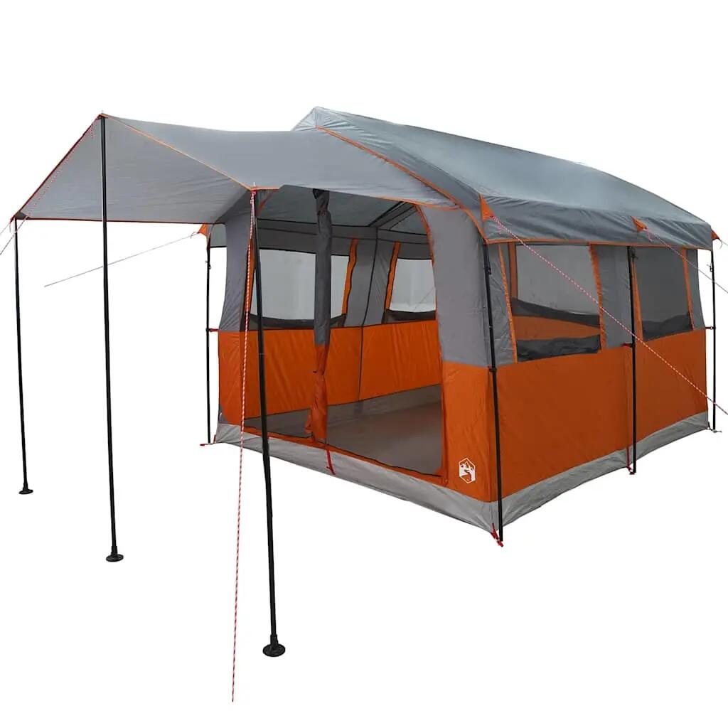 Tente de camping familiale 4 places VidaXL 185T polyester PU 2/4