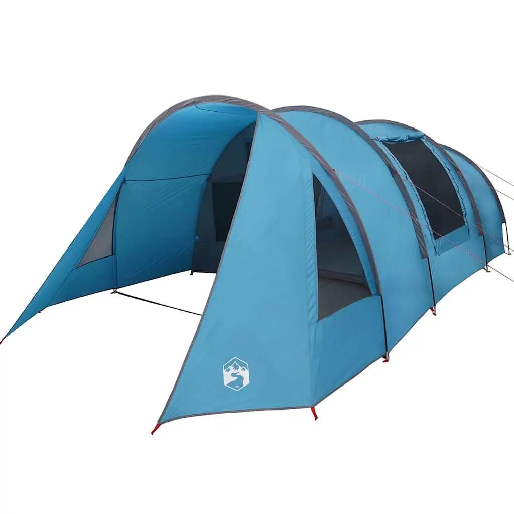 Tente tunnel 4 places VidaXL 185T polyester PU étanche 2/4