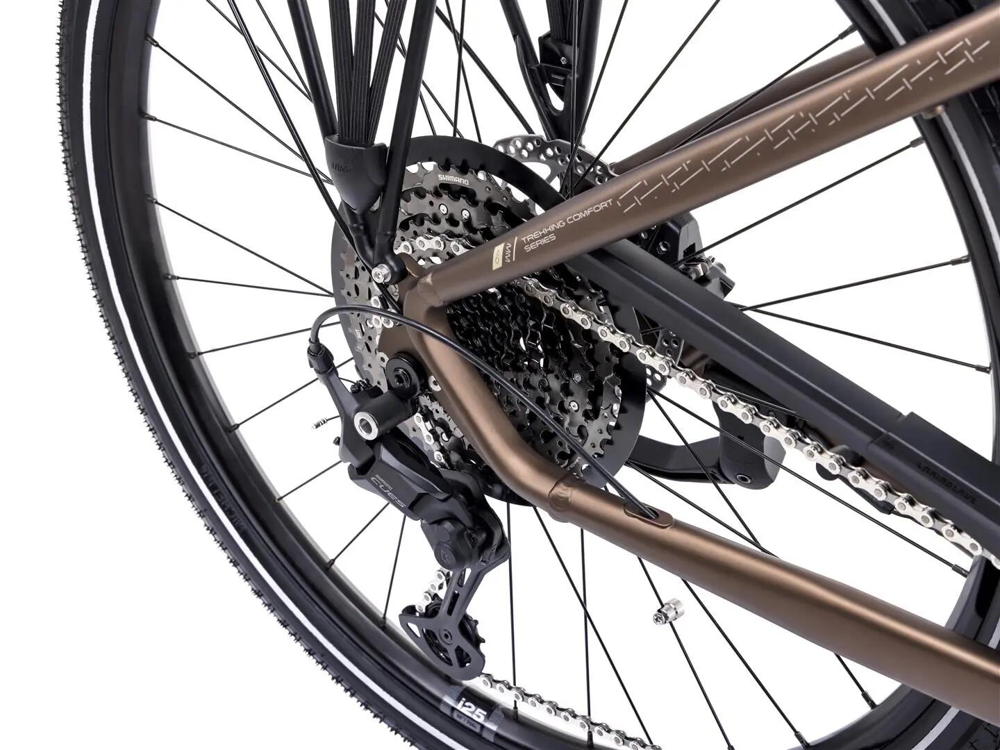Rower elektryczny dla mężczyzn ROMET E-WAGANT 4.0 725WH 7/7
