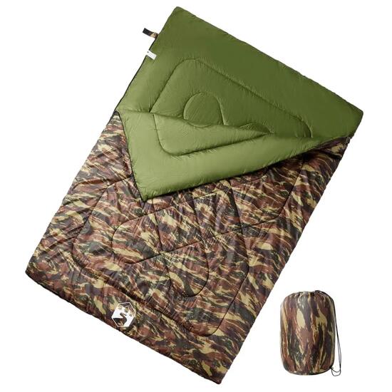 Sac de couchage double 2 personnes VidaXL 3-4 saisons