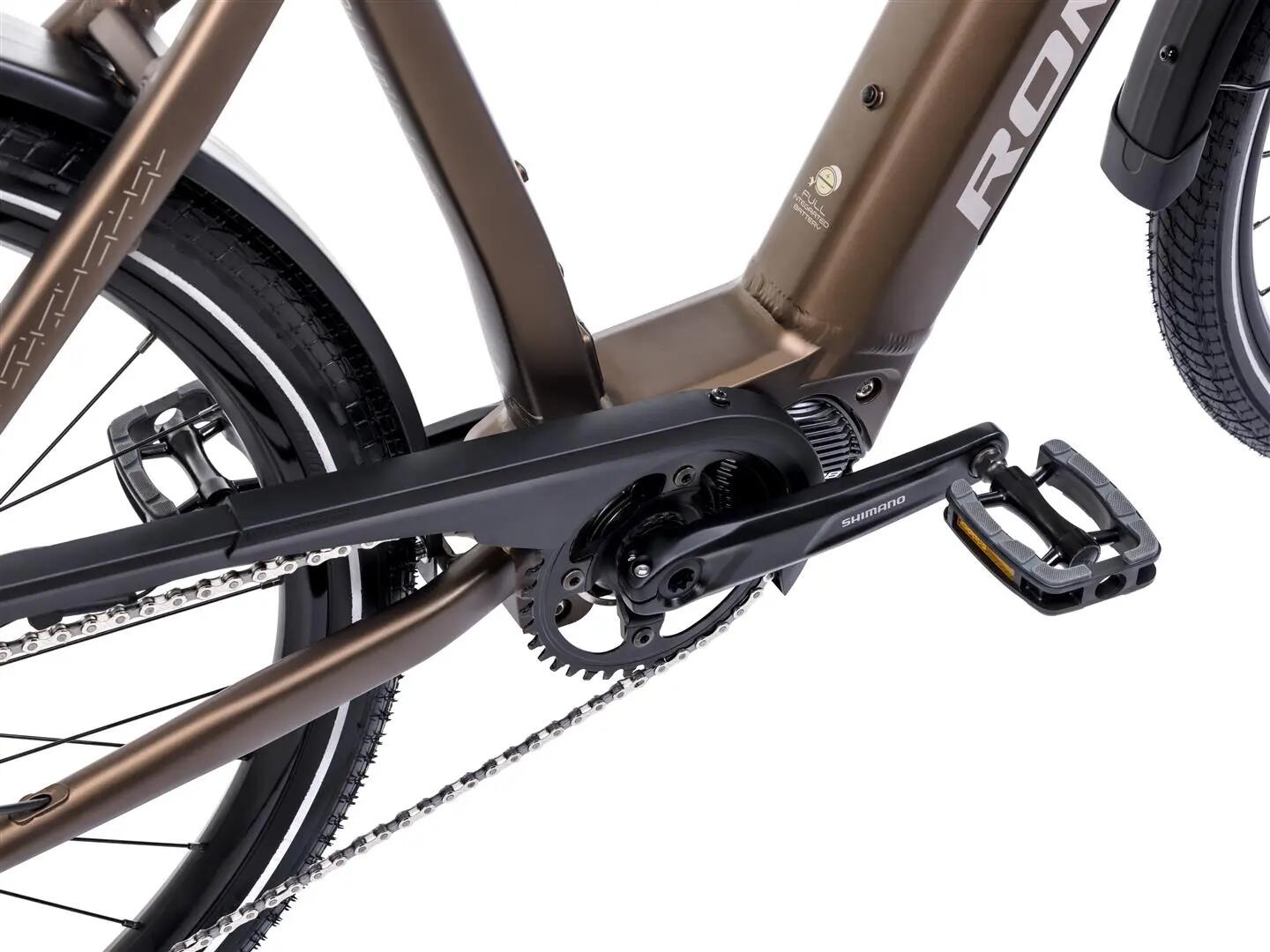 Rower elektryczny dla mężczyzn ROMET E-WAGANT 4.0 725WH 5/7
