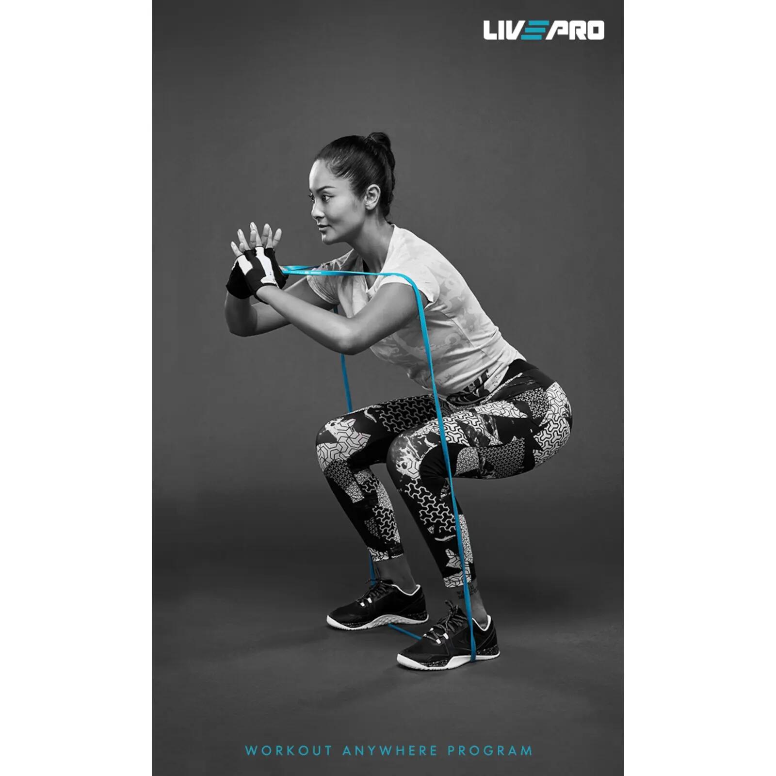 Bande élastique - Fitness - LivePro Powerband extra-fort - Noir 3/3