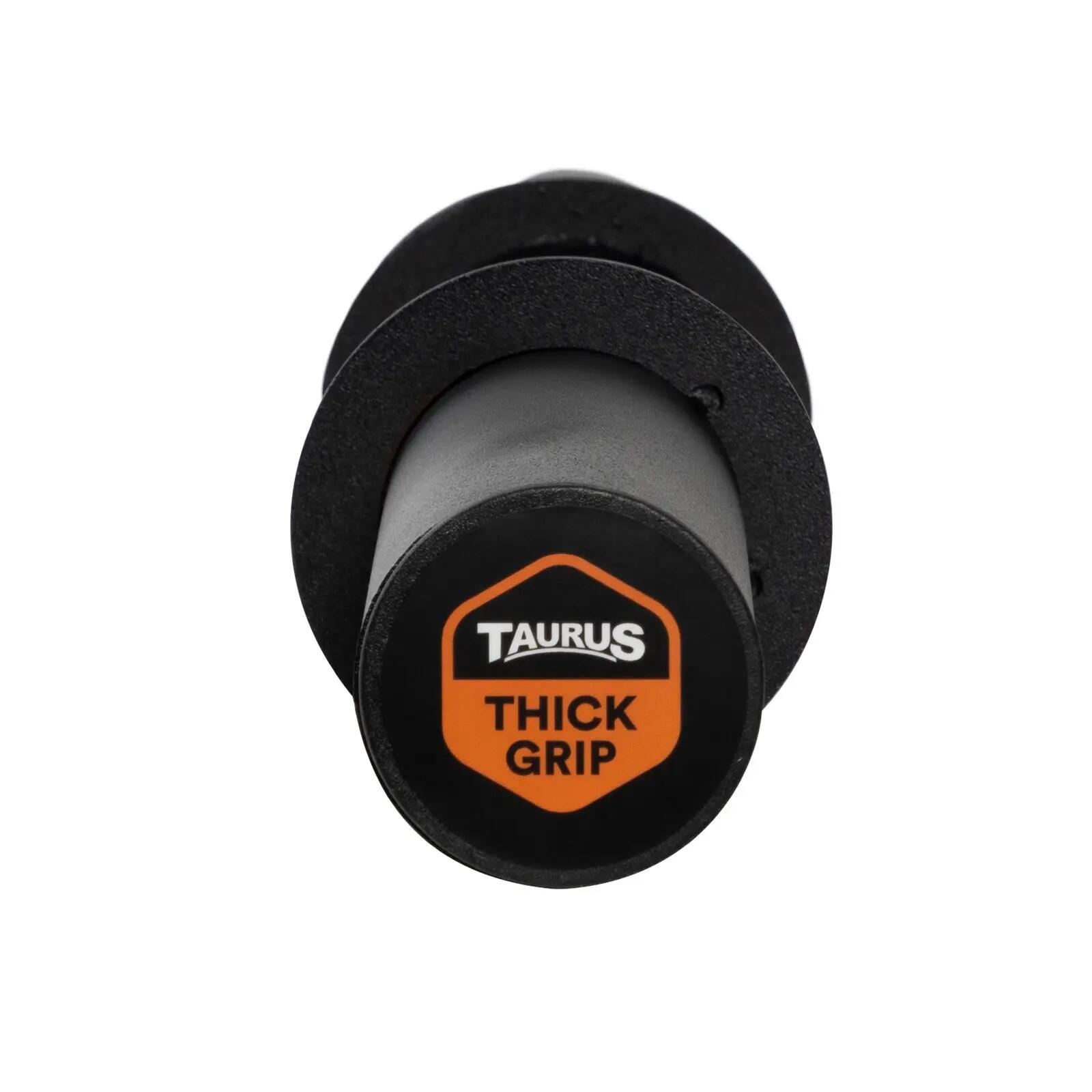 Dumbbell bar - Krachttraining - Taurus Fat Grip Bar - Zwart 2/4