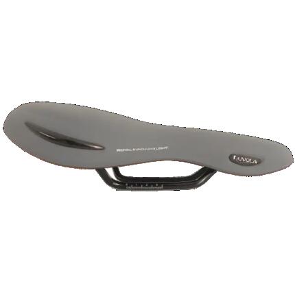 Selle Royal Nuvola Men Selle de vélo grise technologie ROYAL VACUUM LIGHT