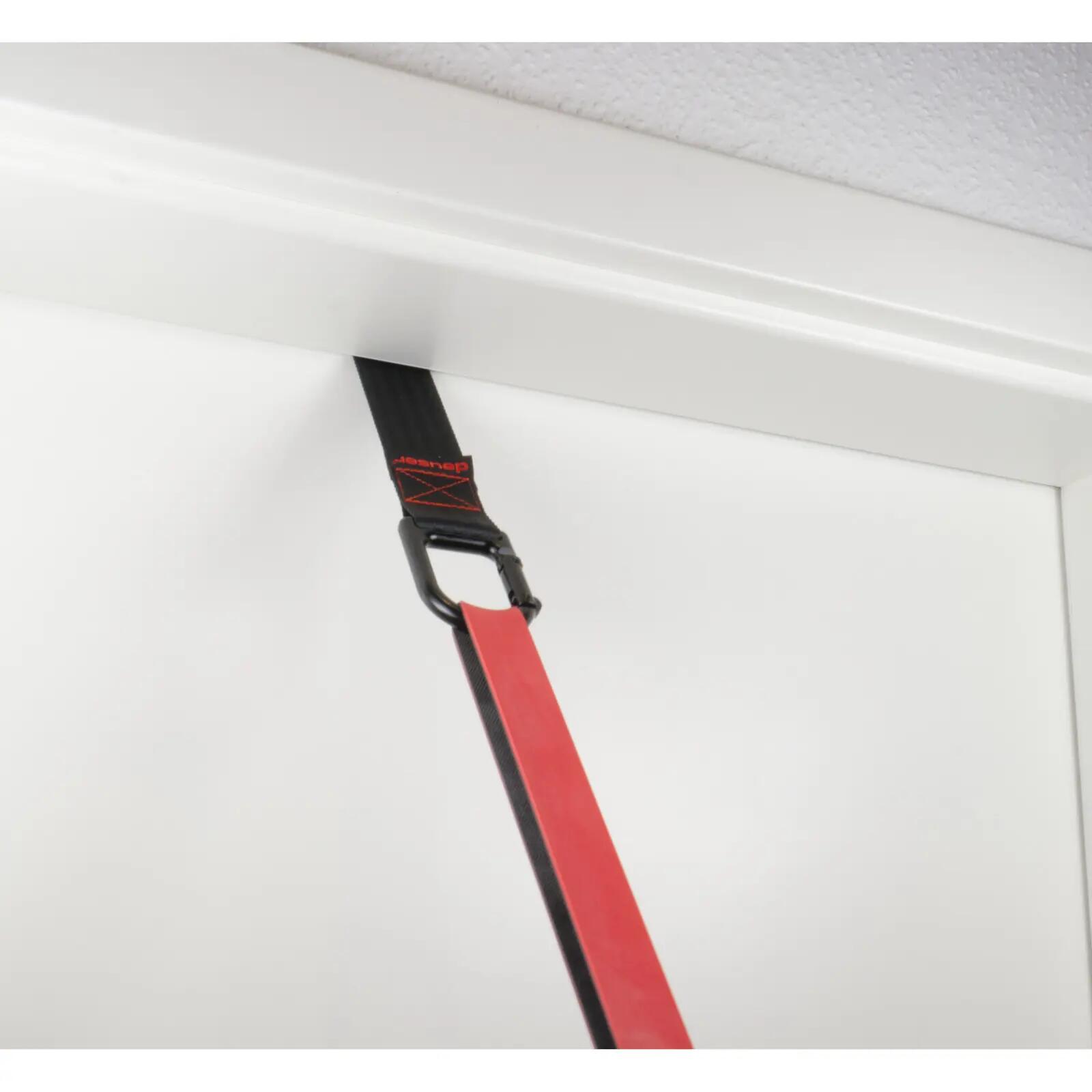 Ancrage de porte - Renforcement musculaire - Deuser - Noir/Rouge 4/4