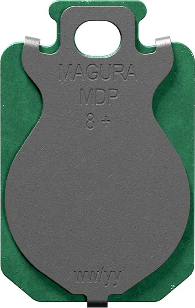 Plaquettes de frein à disque Magura MDP 8+ shim intégré vert 4 pièces 2/2