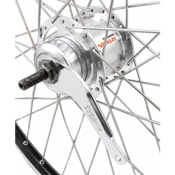 Roue arrière 28 pouces Shimano Nexus 7 ZAC2000 à frein à moyeu 3/3
