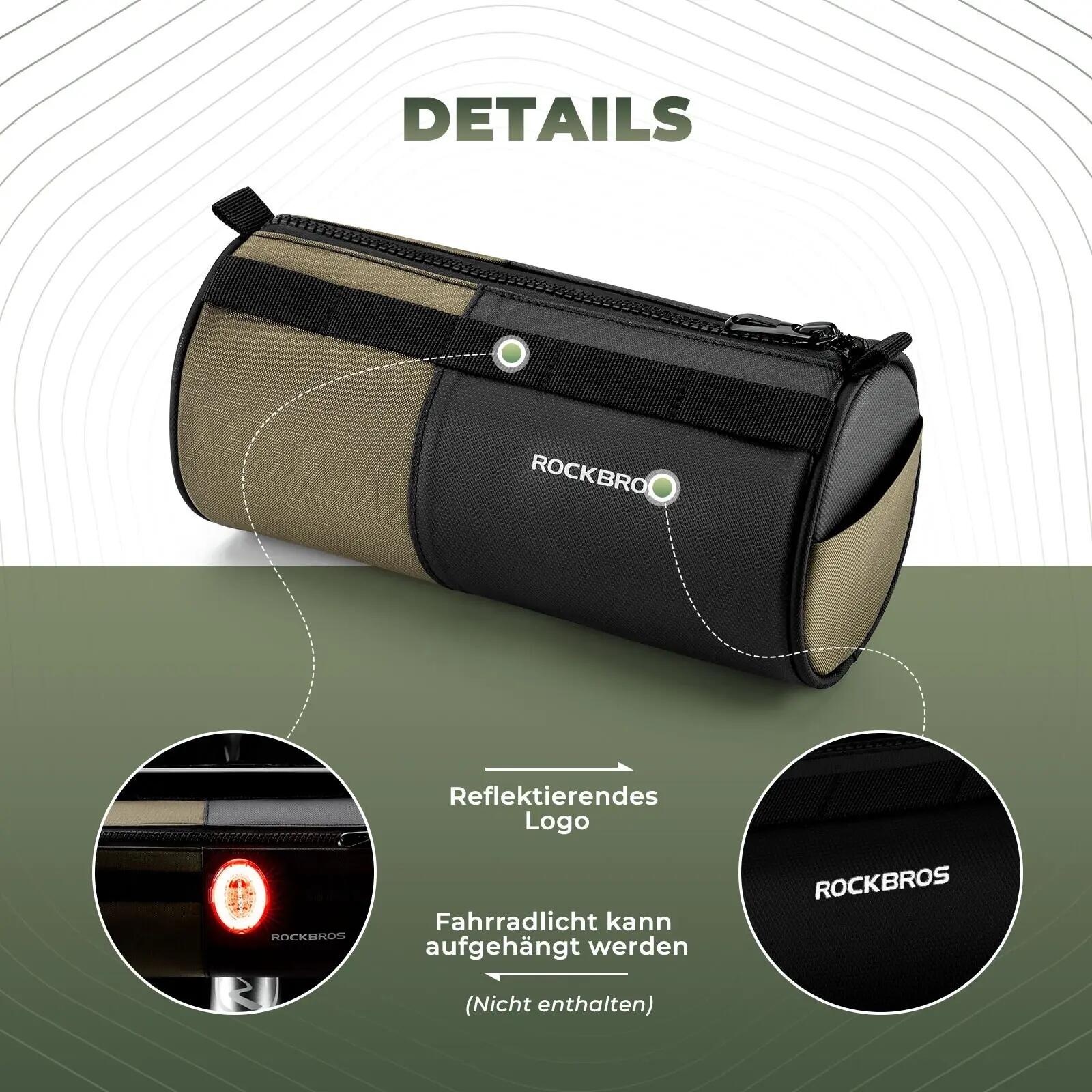 Sacoche de guidon ROCKBROS 1,7L avec bandoulière 5/6