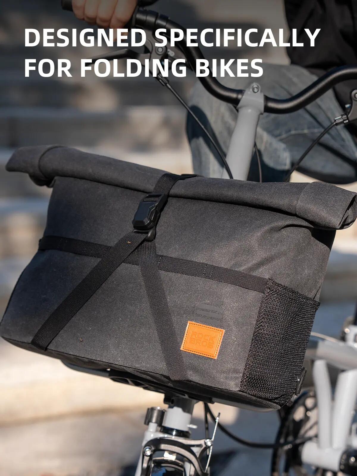 Sacoche de guidon ROCKBROS Brompton 8L Rolltop 2/8