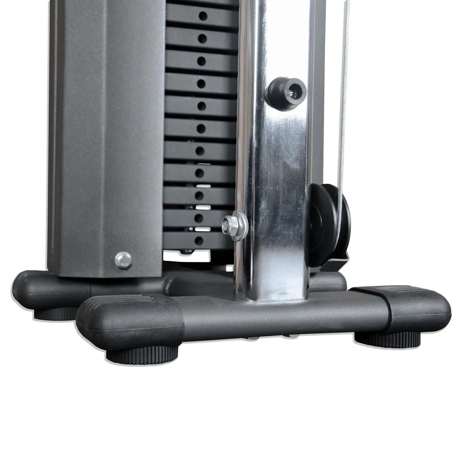 Krachtstation - Krachttraining - Taurus Lat Pulley - Multi Hi Lo - Zwart 2/4