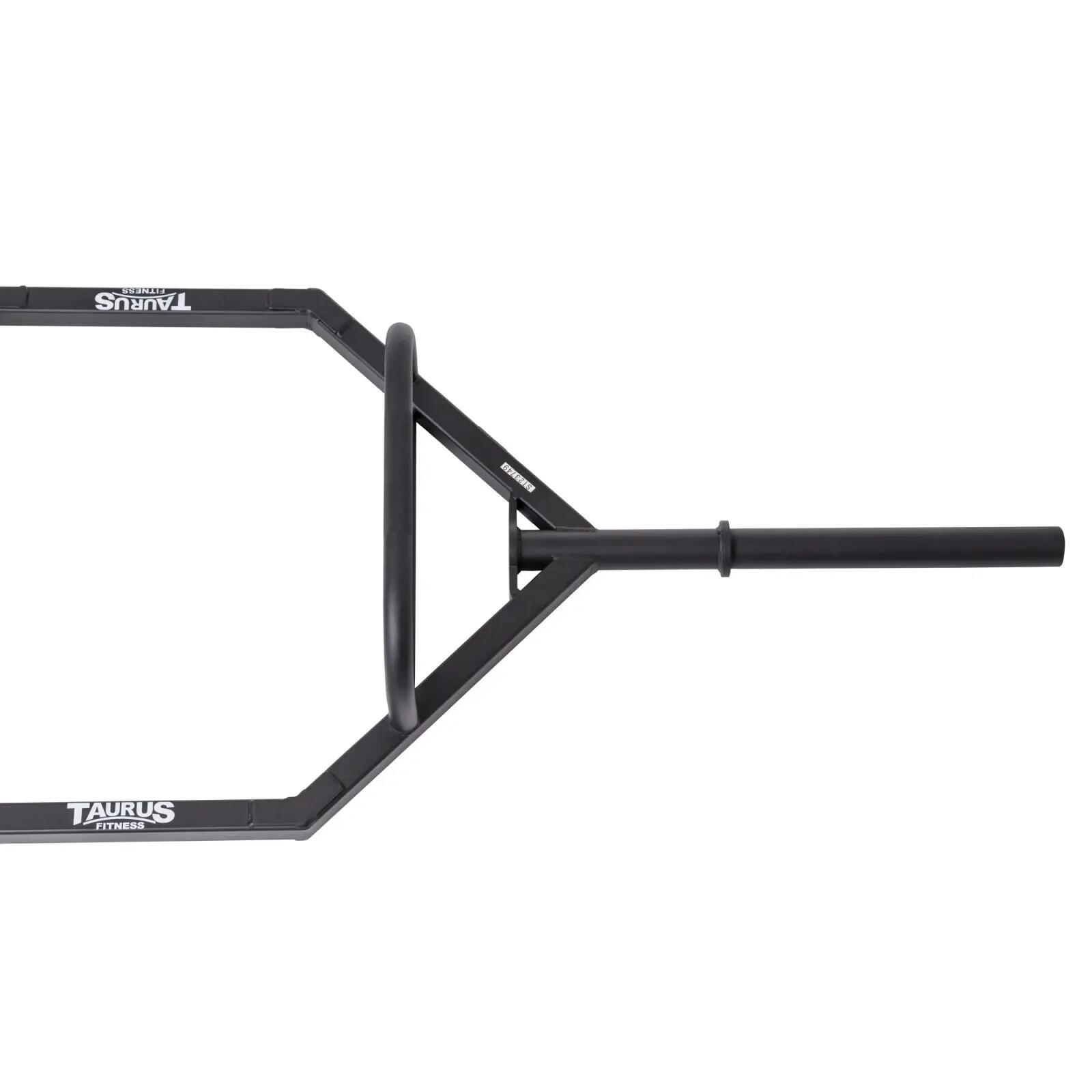 Trap bar - krachttraining - hexagonale vorm - 50 mm - zwart 3/4