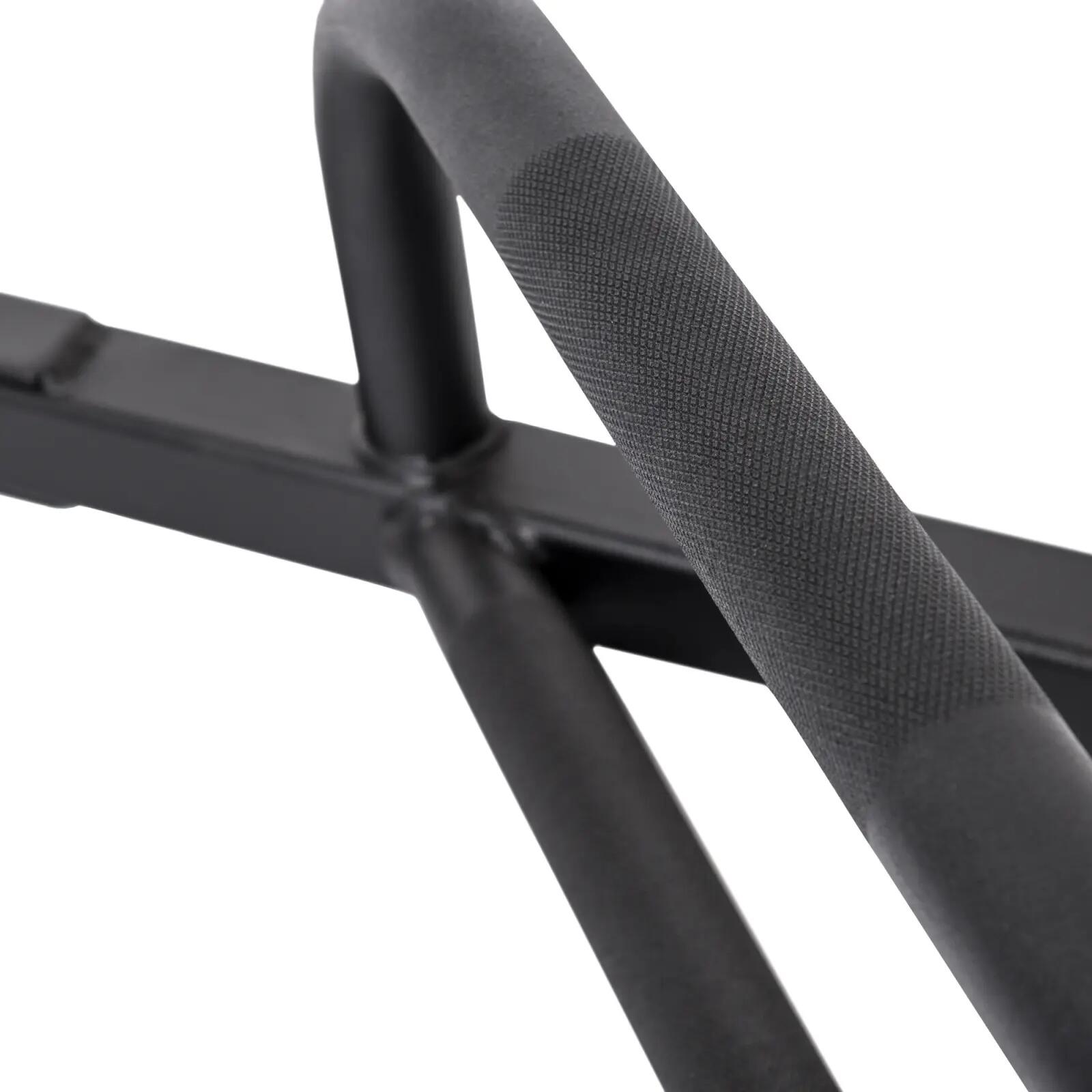 Trap bar - krachttraining - hexagonale vorm - 50 mm - zwart 2/4