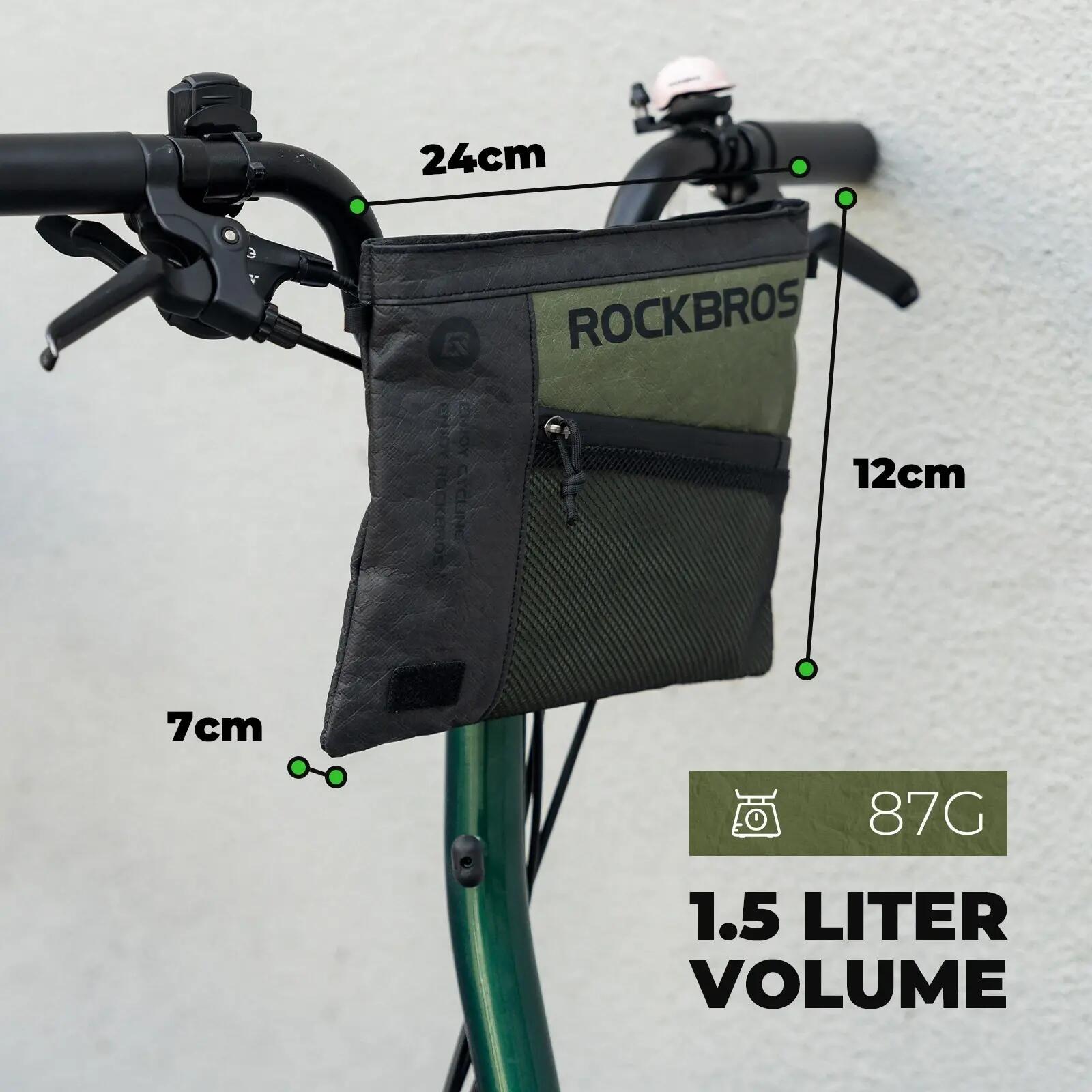 Sacoche de guidon ROCKBROS 2-en-1 1,5L résistante 2/7