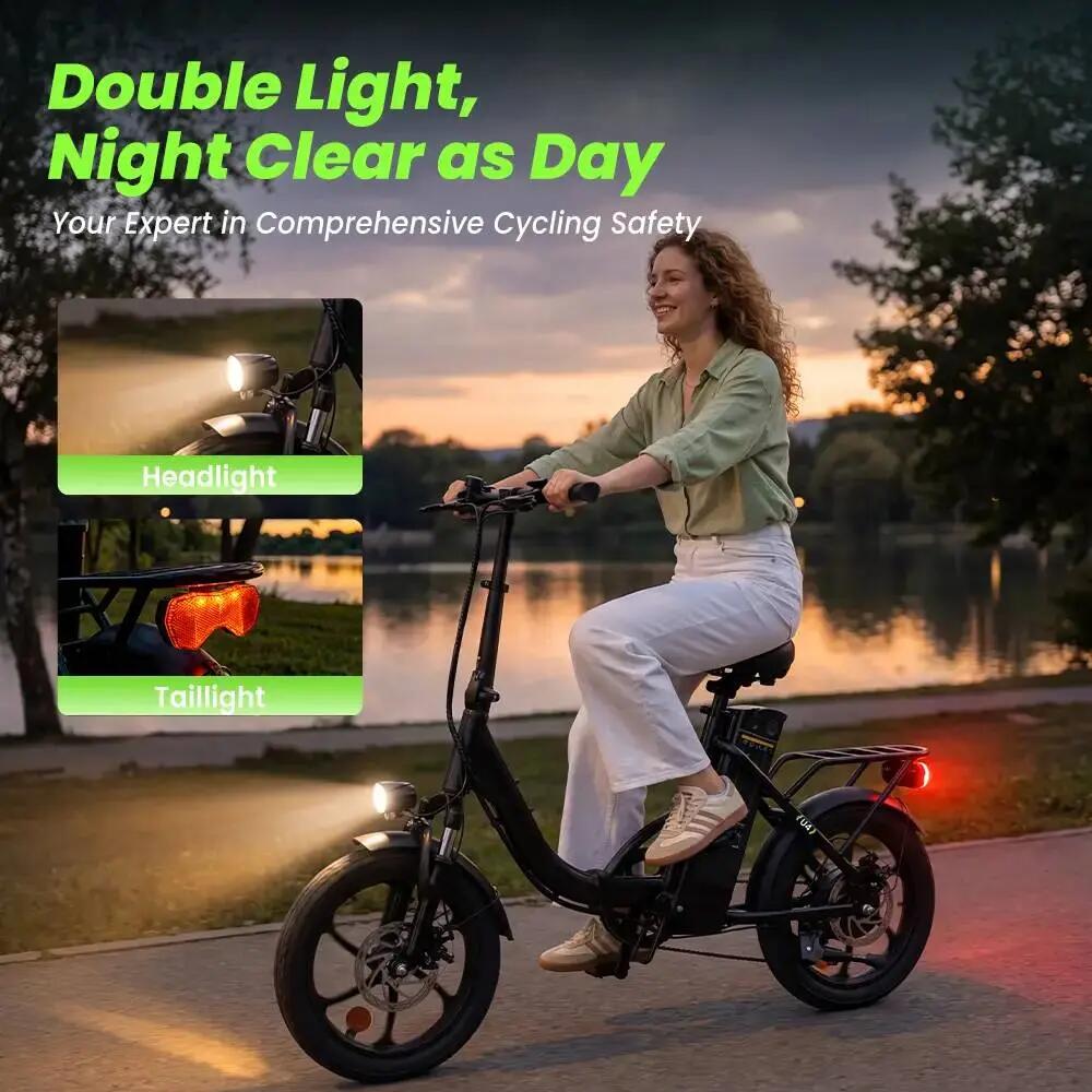 U4 Vélo Électrique Pliant, Batterie 36V 10.4Ah, Pneu 16" Pneumatique 7/11