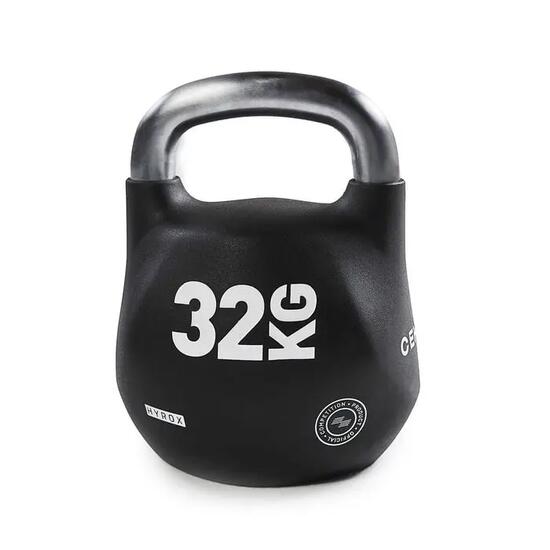 Kettlebell - Hyrox - 32 kg - Octogonale, compétition - Centr x Octo - Gris vert
