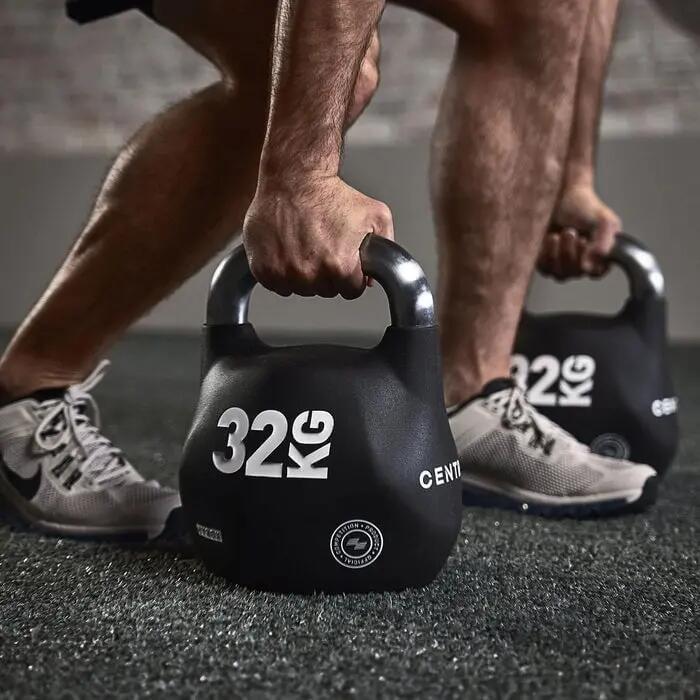 Kettlebell - Hyrox - Centr x Octo - 32 kg - Zwart 2/4