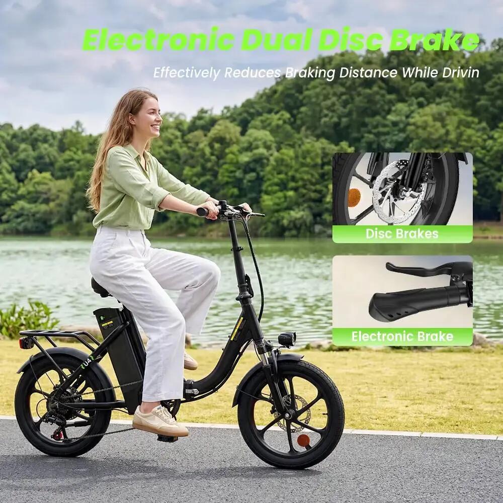 U4 Vélo Électrique Pliant, Batterie 36V 10.4Ah, Pneu 16" Pneumatique 10/11