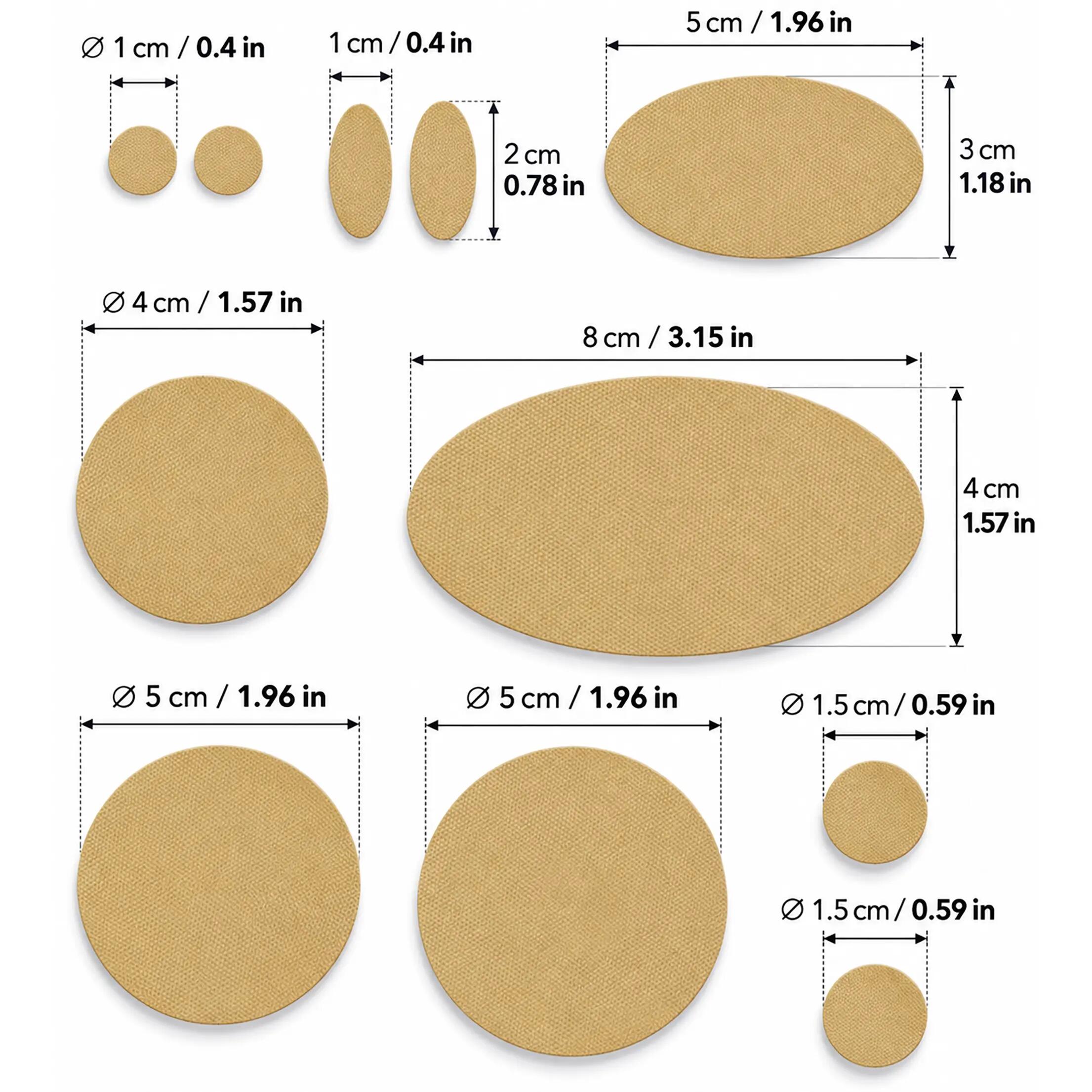 Patchs de réparation de doudoune, vêtement et tente, autocollants imperméables 2/10