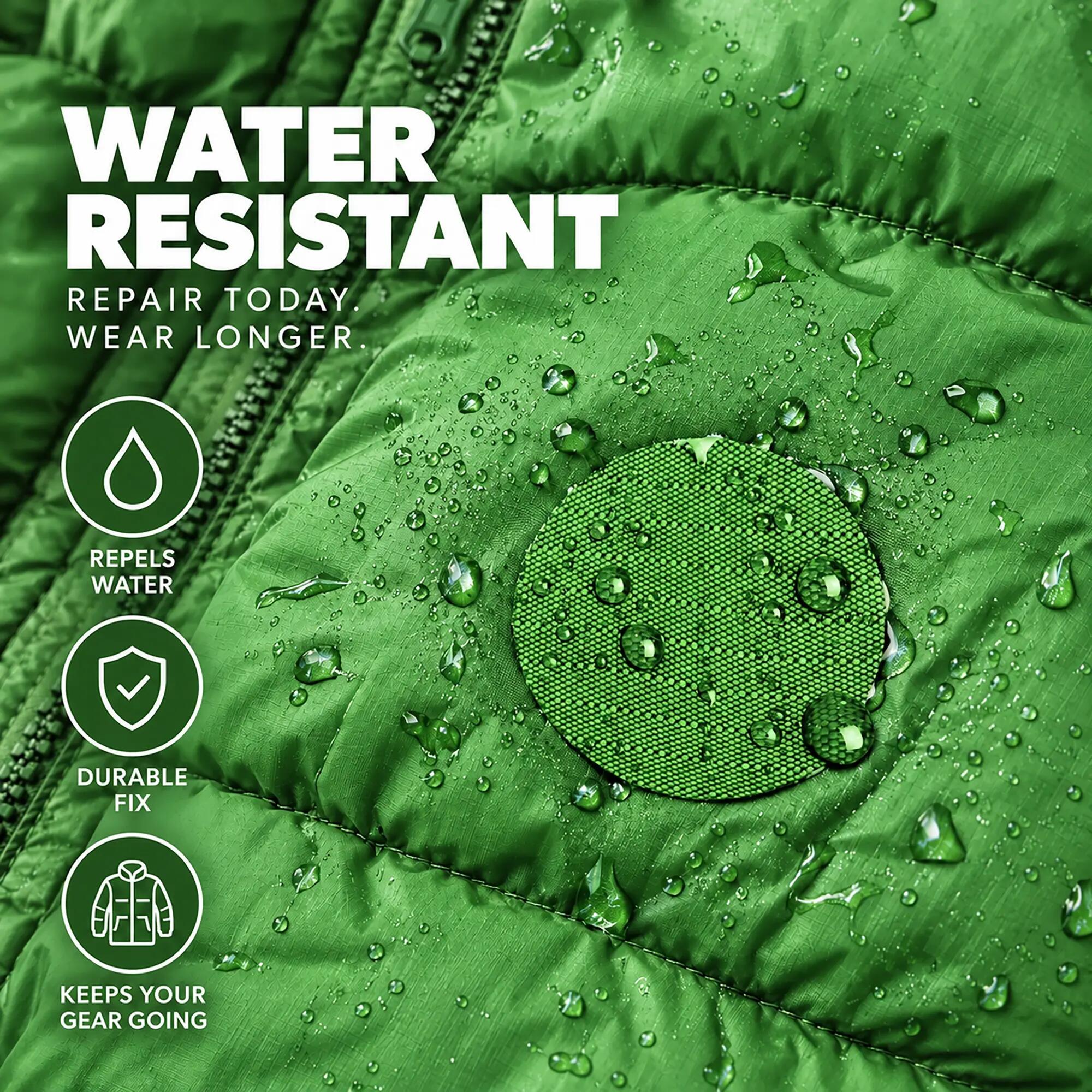 Reparatiepatch donsjas, zelfklevend, waterdicht, tent- en slaapzakreparatie 6/12
