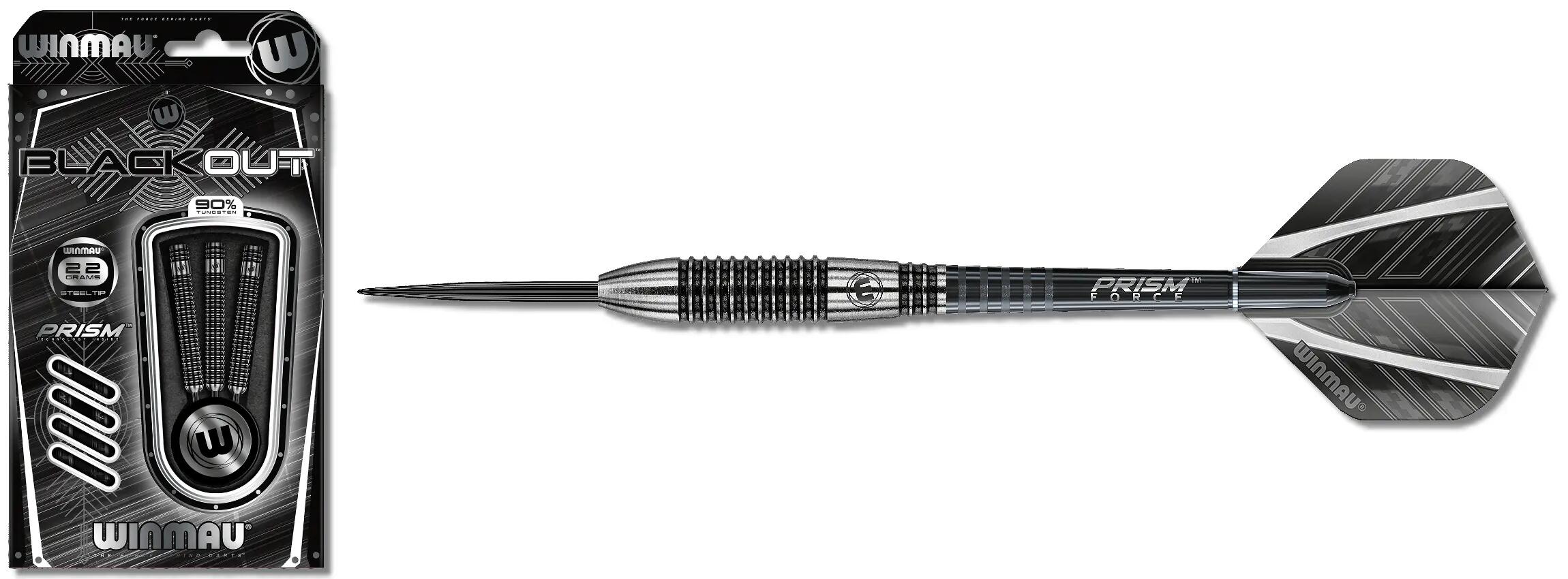 Winmau Blackout Steeldart 1043 - 26 g 2/7
