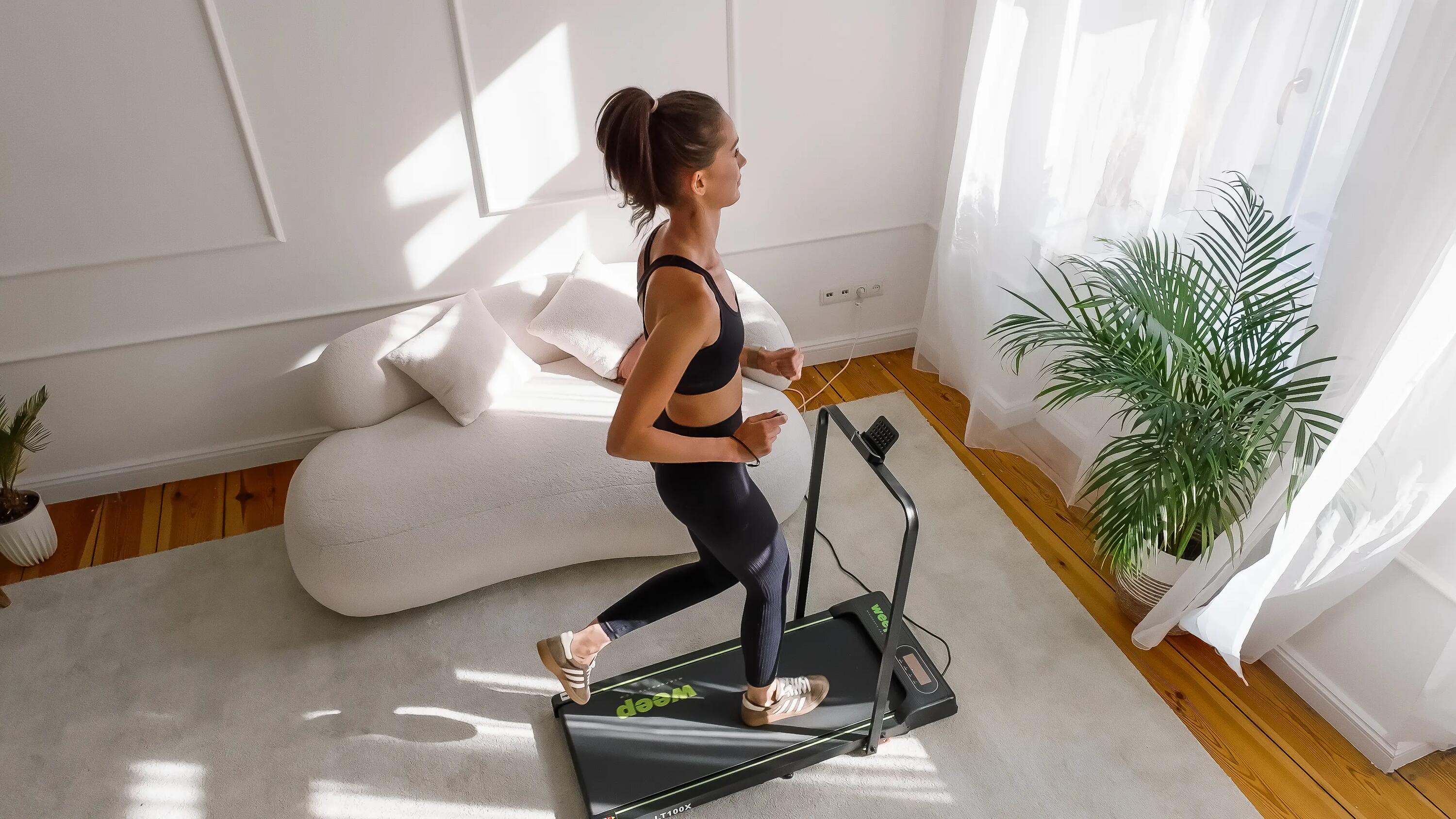 Elektrisches Heimlaufband WEEP Lite – klappbar unter das Bett, Walking Pad 9/14