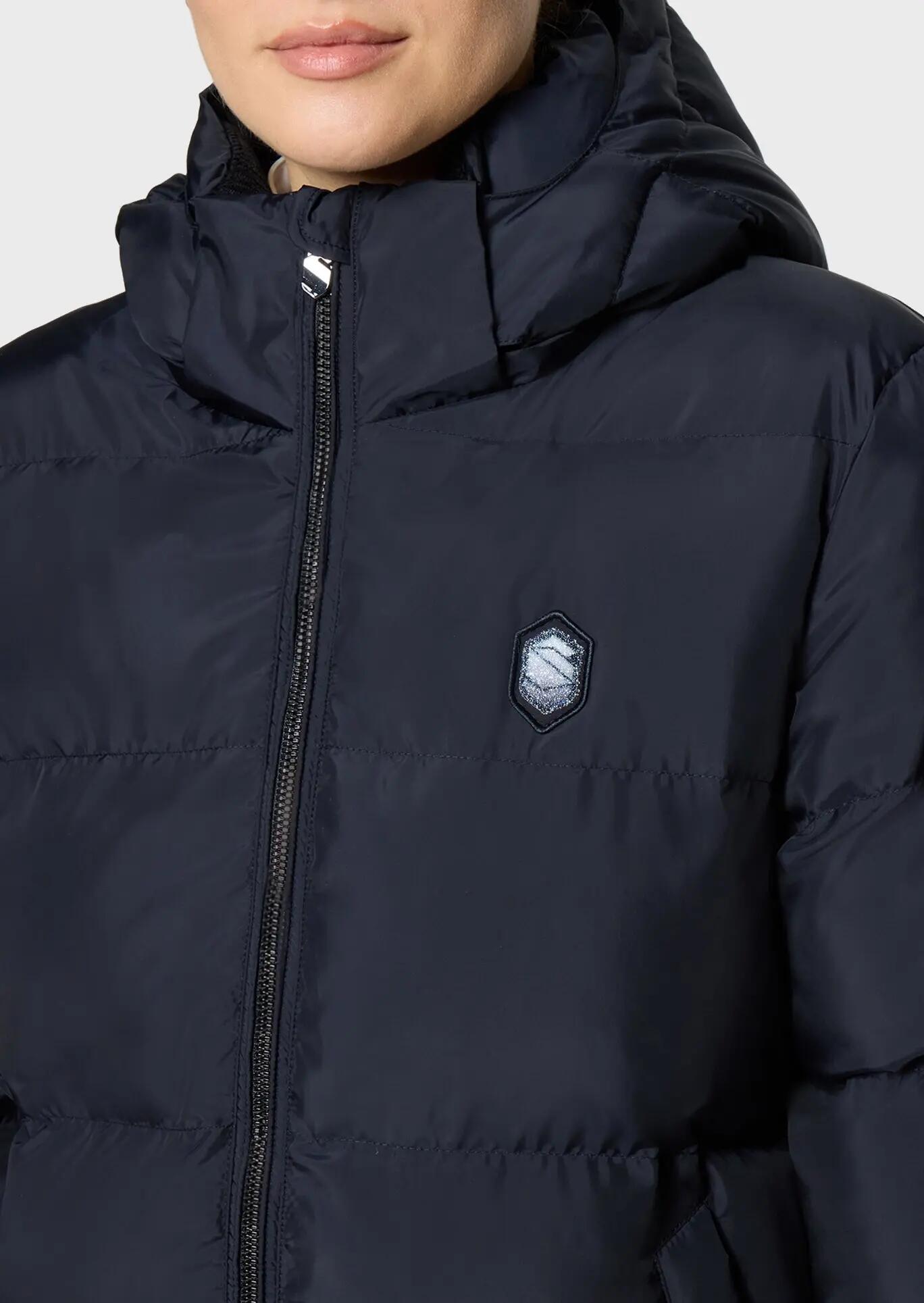 Samshield Sierra Lange Puffer Parka Dames Navy Blauw - 3/3
