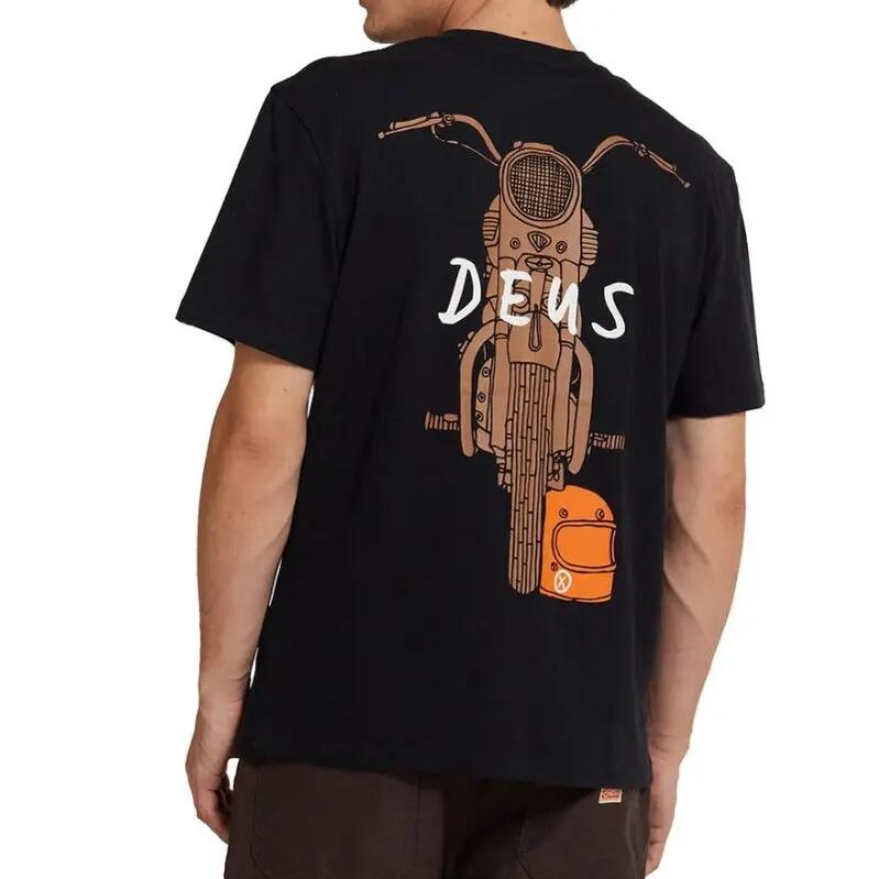 T-Shirt Deus Ex Machina Frontage Black 5/7