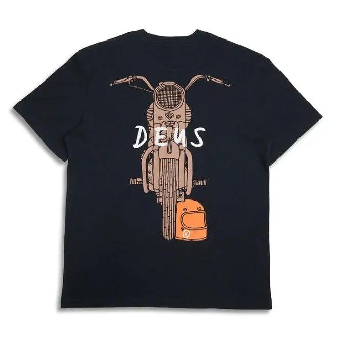 T-Shirt Deus Ex Machina Frontage Black 3/7