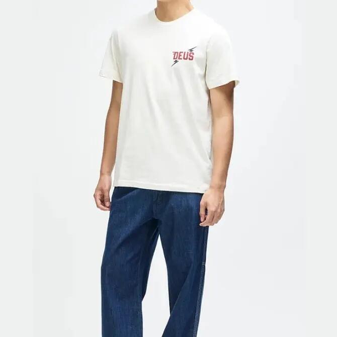 T-Shirt Deus Ex Machina Global Spark White 6/6
