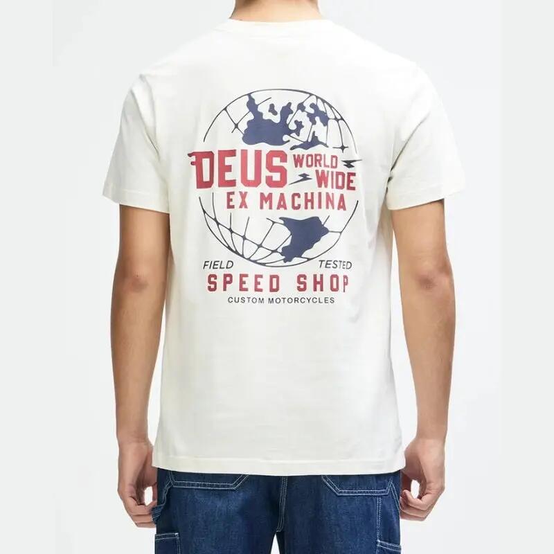 T-Shirt Deus Ex Machina Global Spark White 4/6