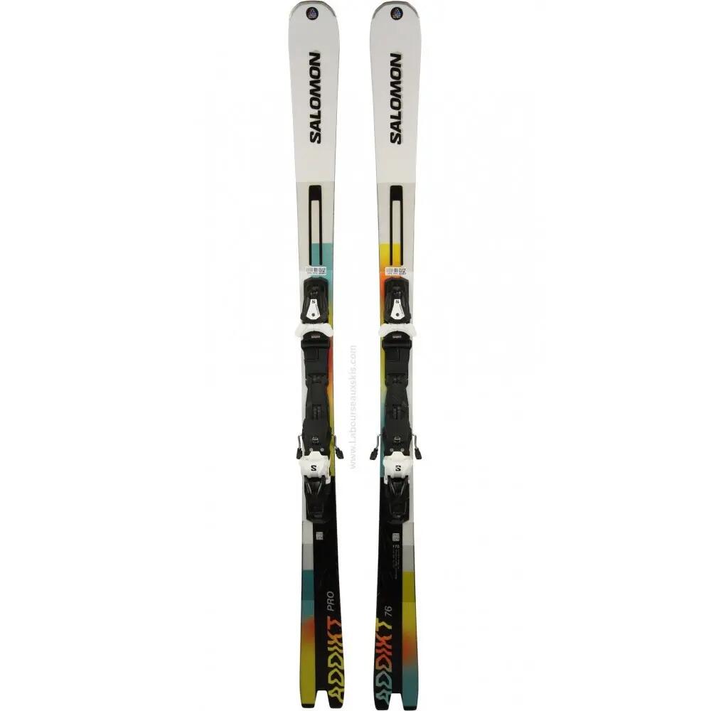 Reconditionné - SALOMON ADDIKT PRO 76 + SALOMON Mi12 - Très bon état 3/7