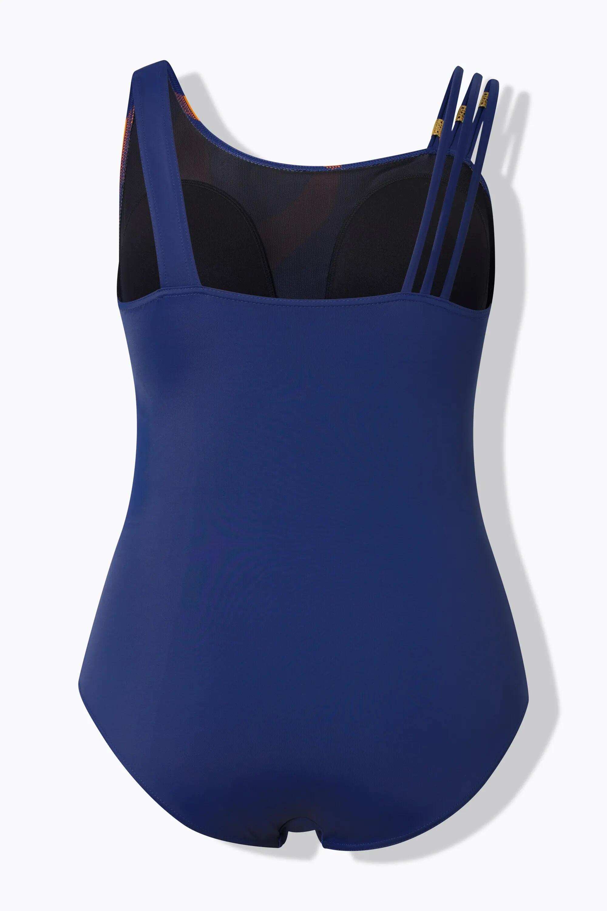 Damen Badeanzug Sonne Softcups Zierringe recycelt 2/13