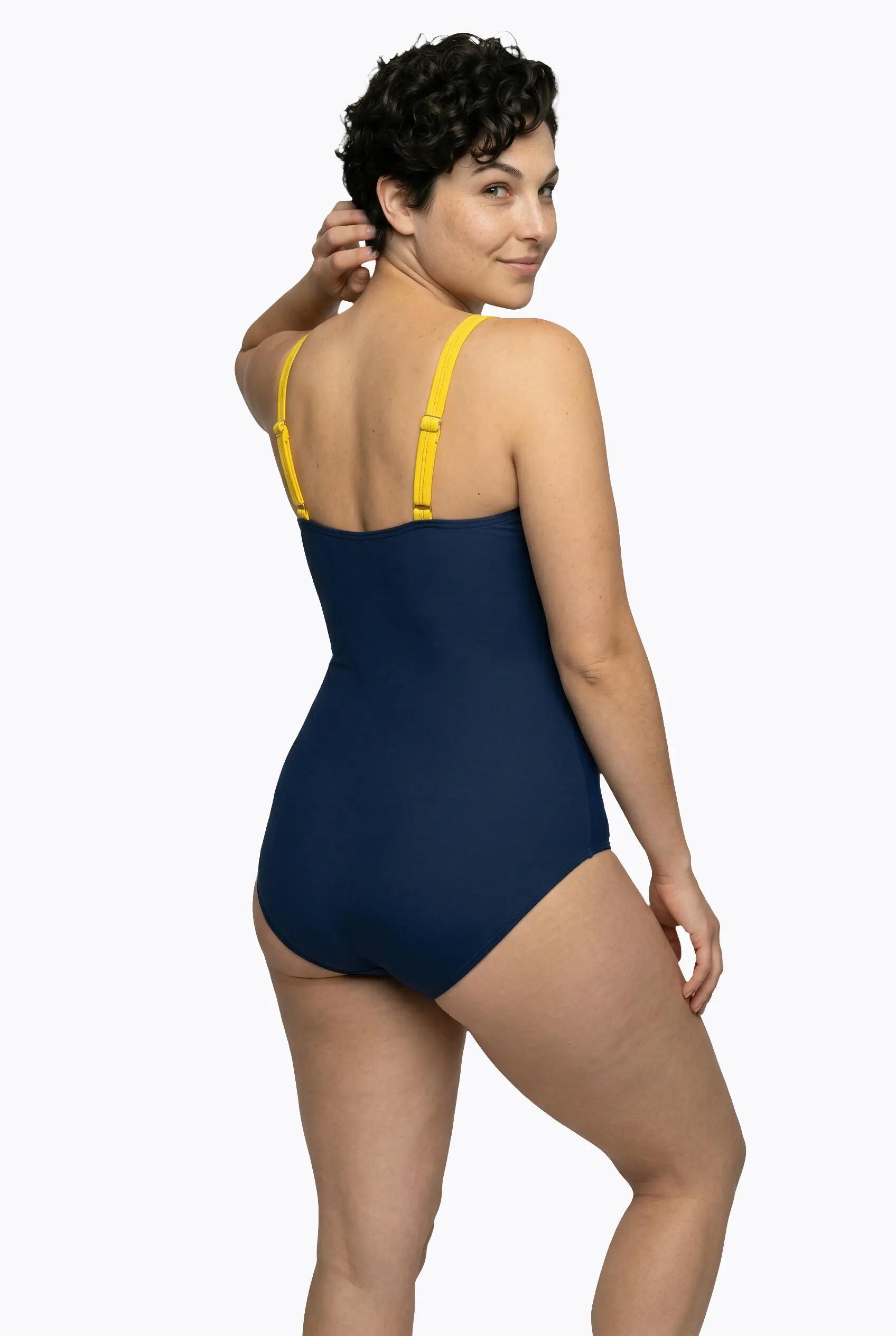 Femme Maillot de bain motif citrons matière recyclée 3/13