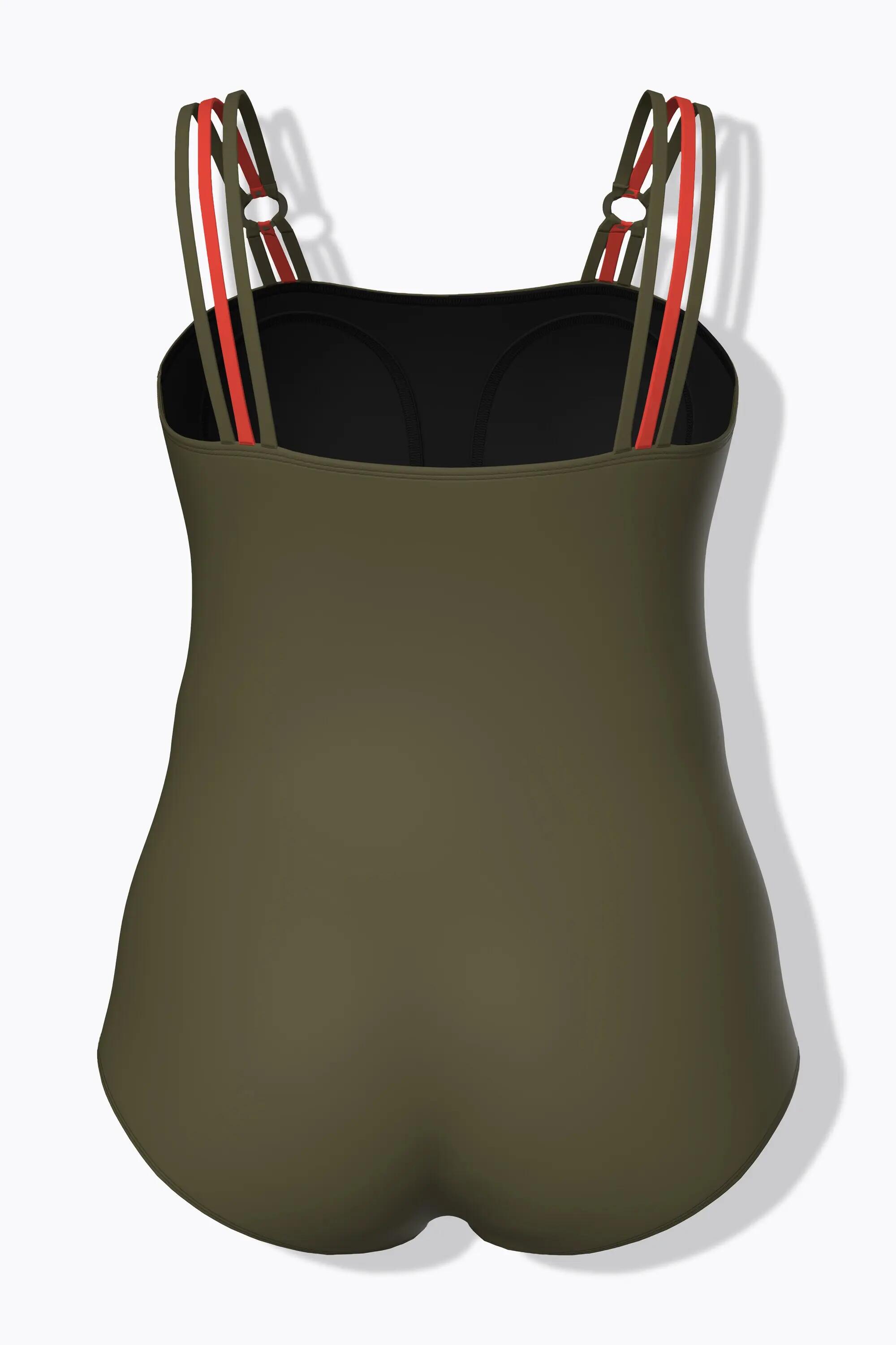Damen Badeanzug Boho-Muster Softcups recycelt 13/13
