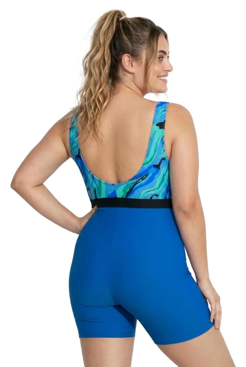 Femme Maillot de bain sans bonnets souples motif piments et fermeture zippée 4/13