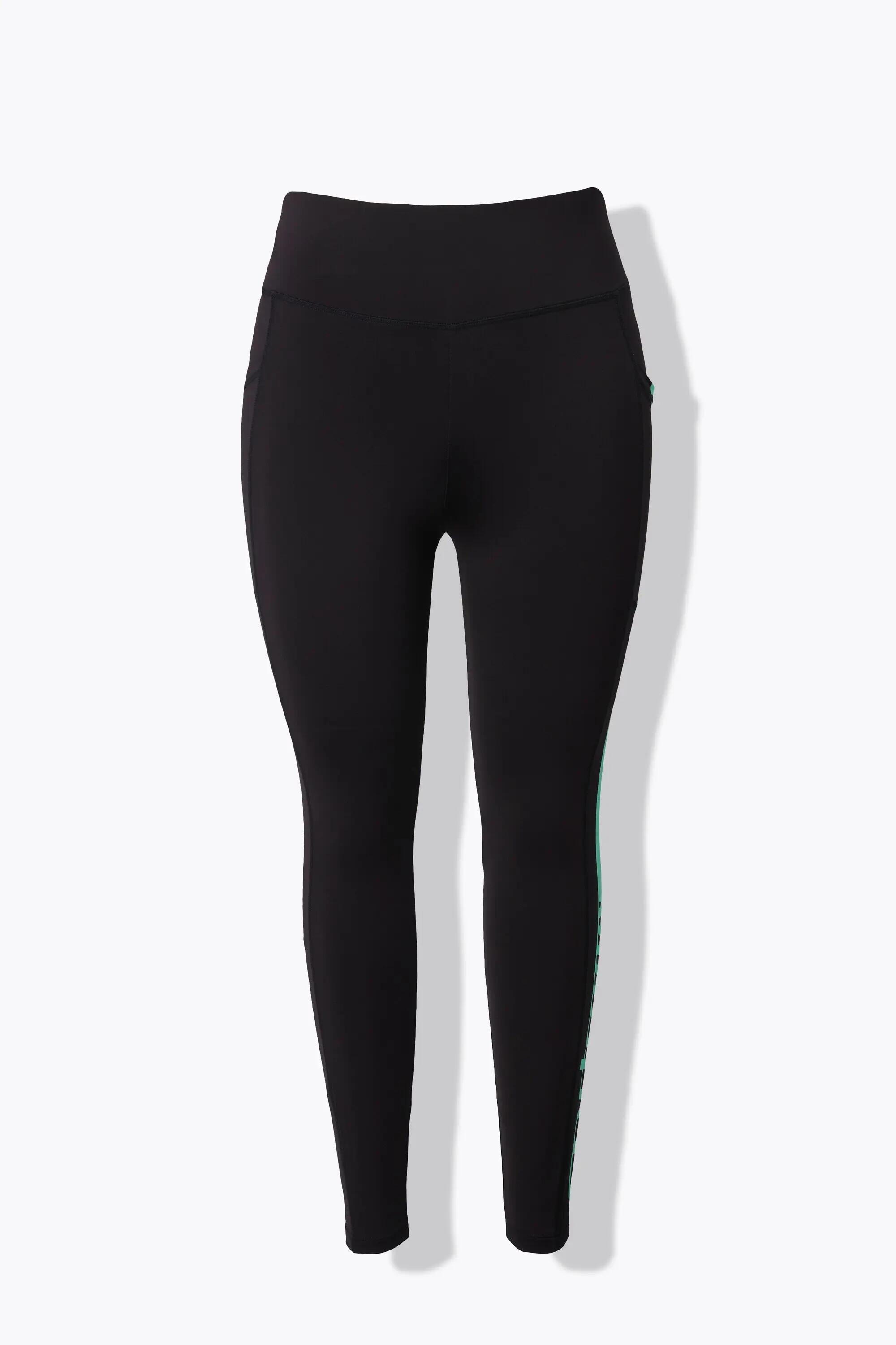 Femme Legging technique taille haute bande colorée sur la jambe matière recyclée 8/9