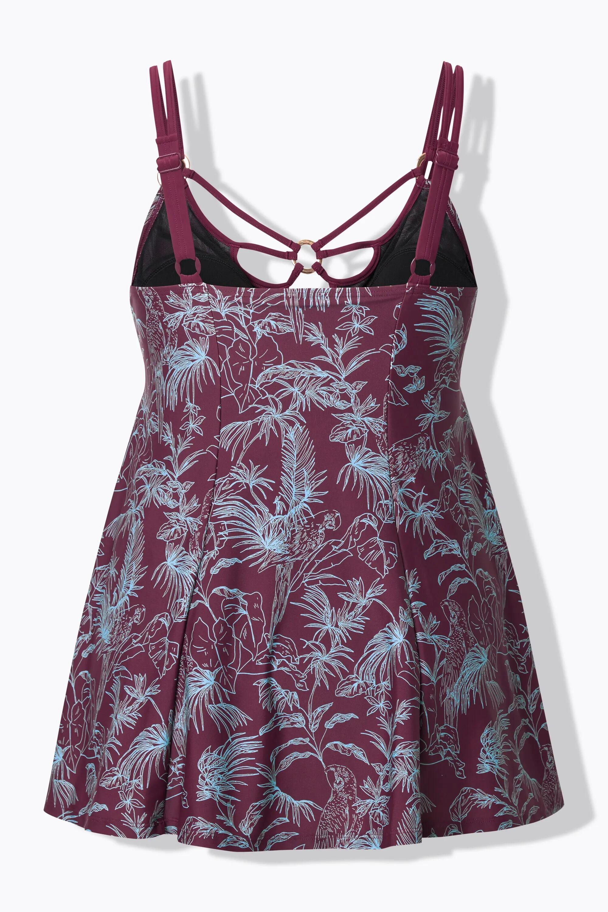 Damen Badekleid Dschungel Softcups Bügel recycelt 2/13
