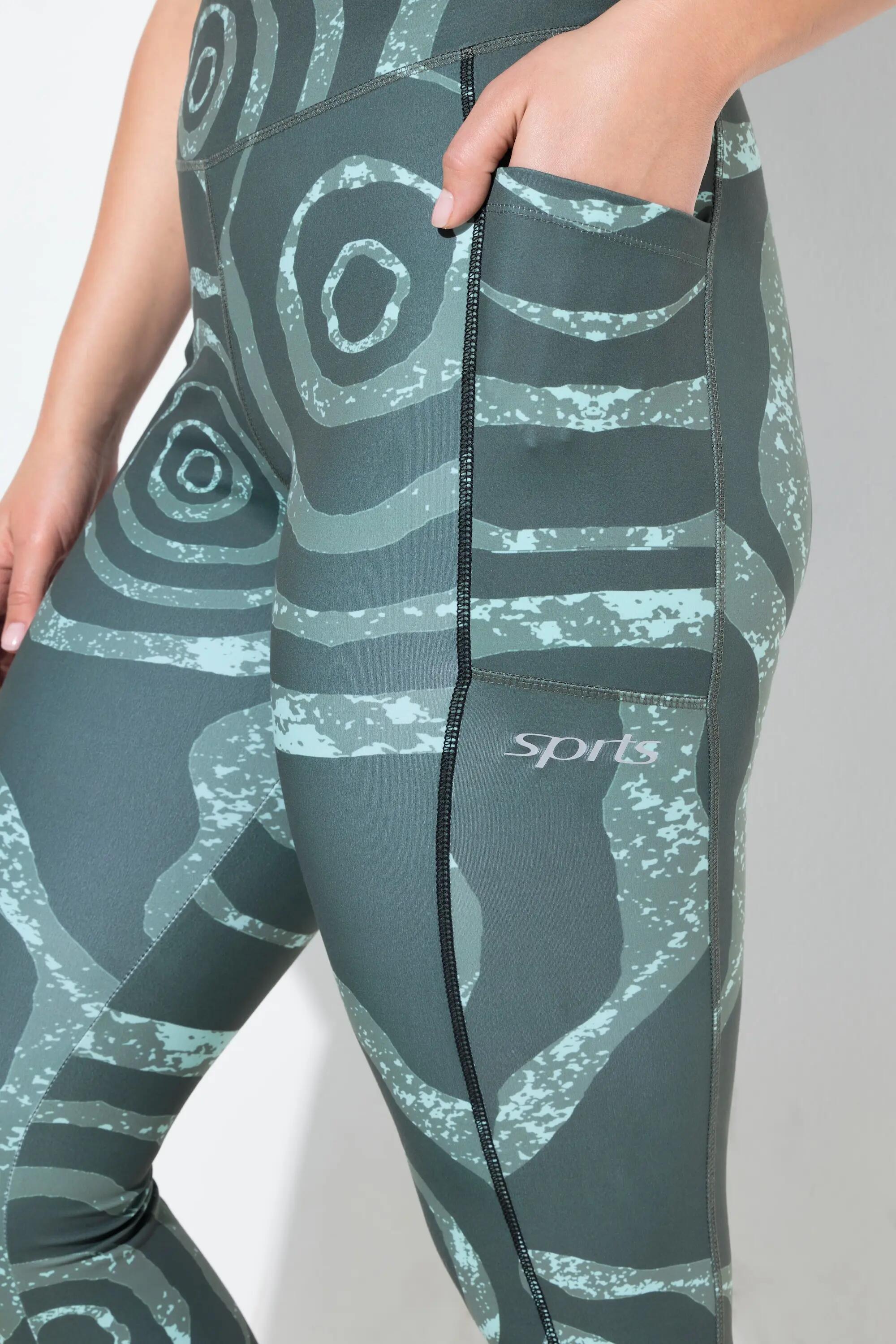Damen Sport-Leggings schnelltrocknend Taschen recycelt 8/11