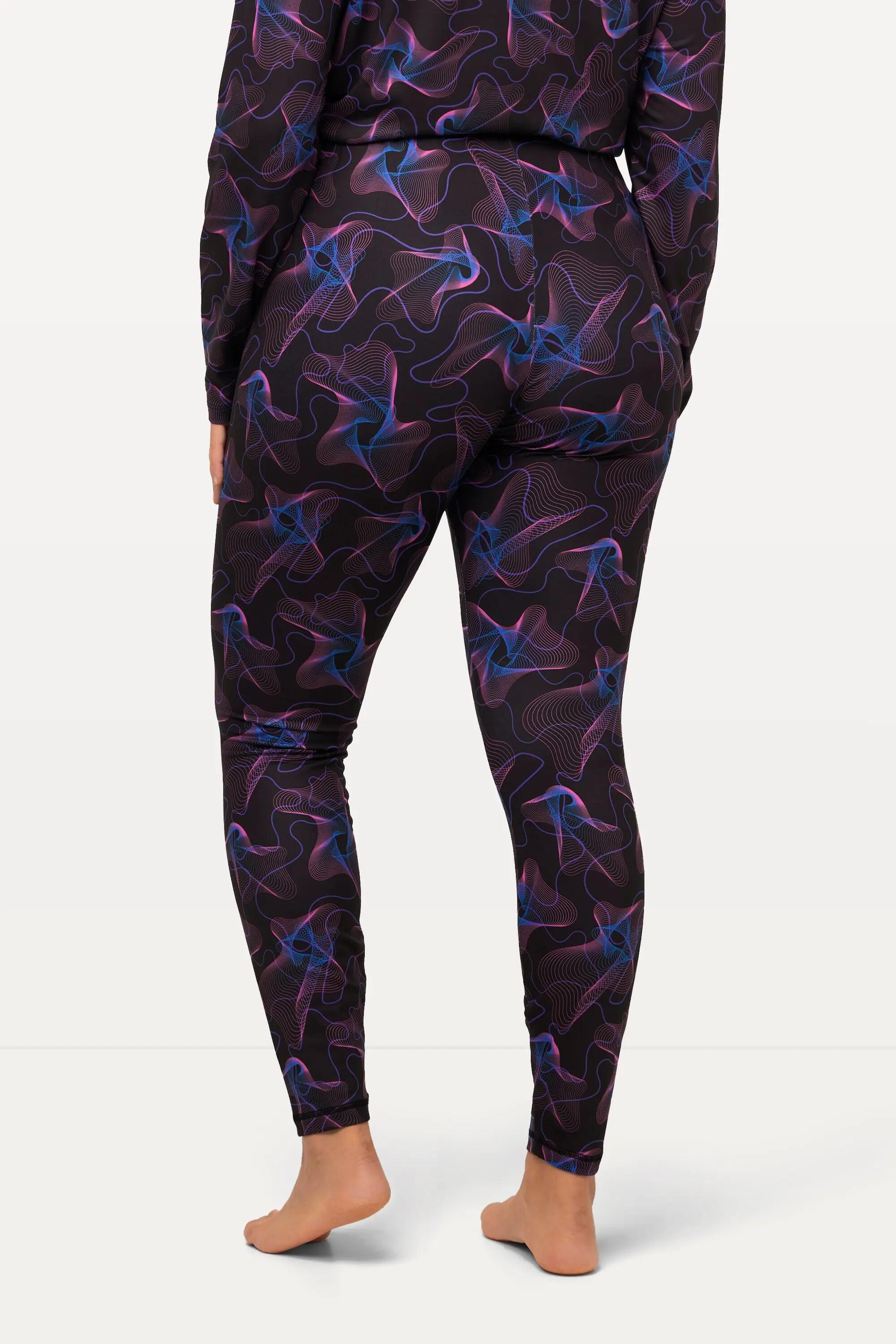 Dames Functionele leggings golven sneldrogend gerecycled 6/9