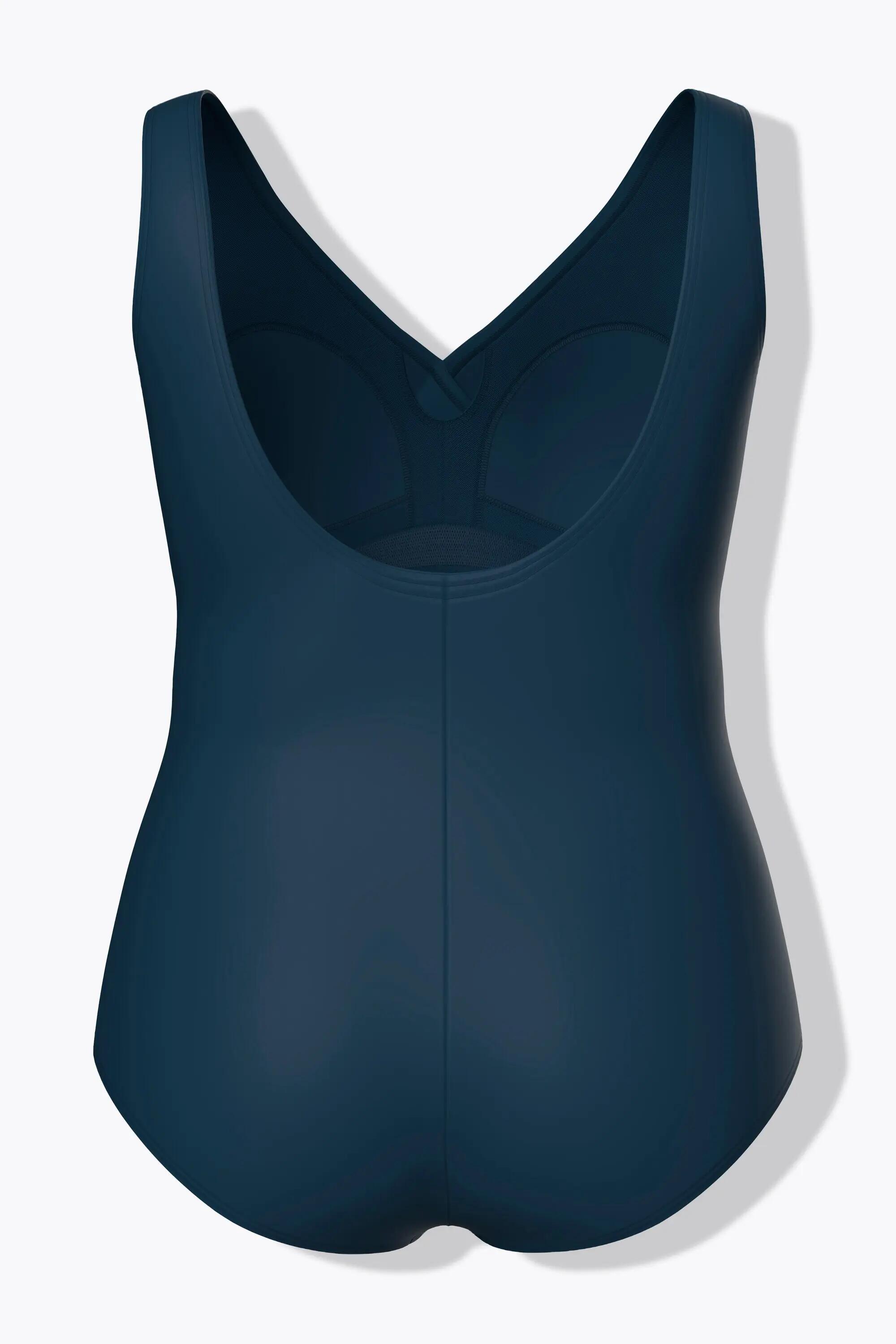 Femme Maillot de bain avec dégradé de couleurs. Drapés et bonnets 2/13