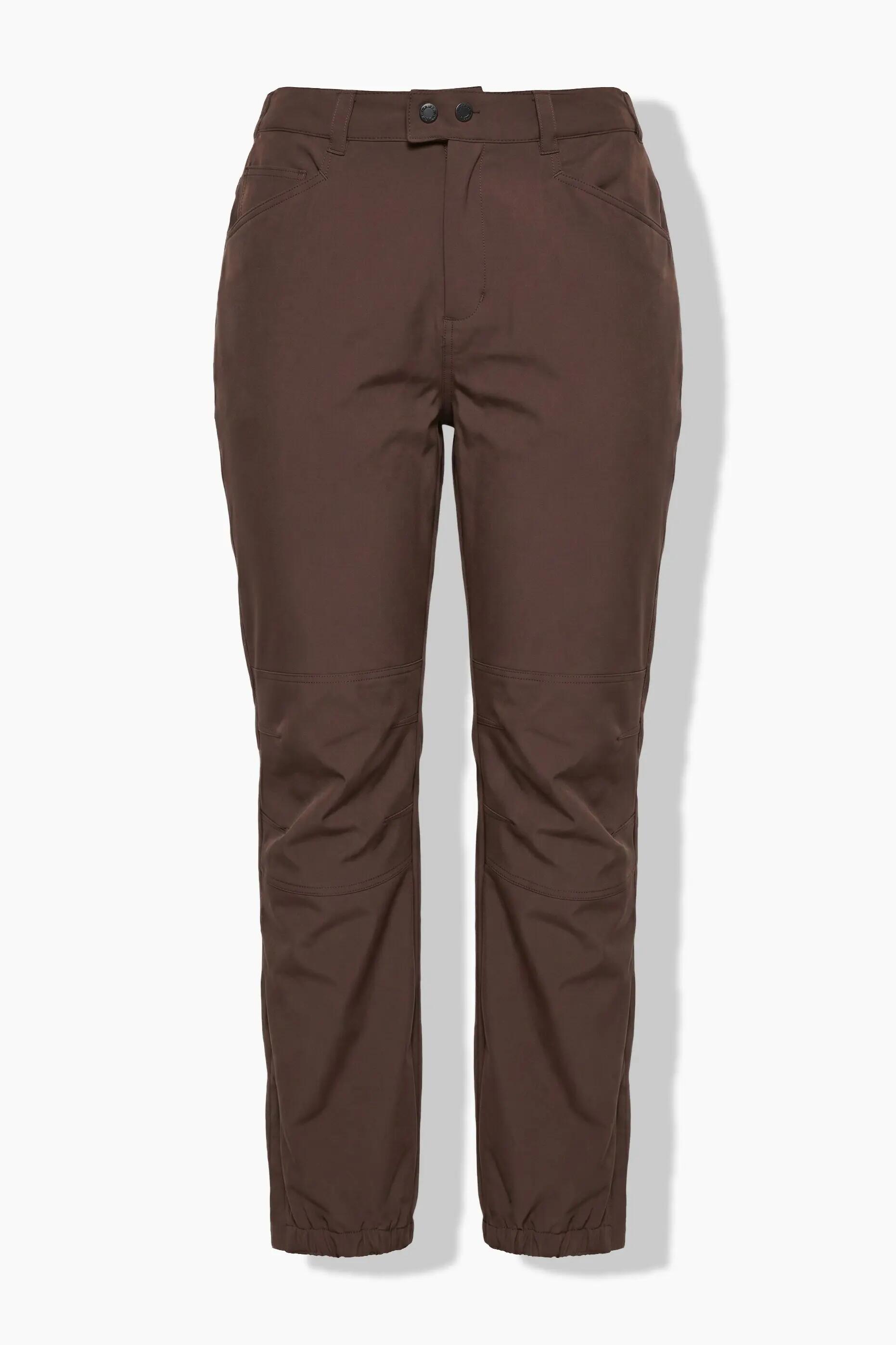 Dames Softshell-broek waterafstotend voorgevormde knieën fleece voering 2/13