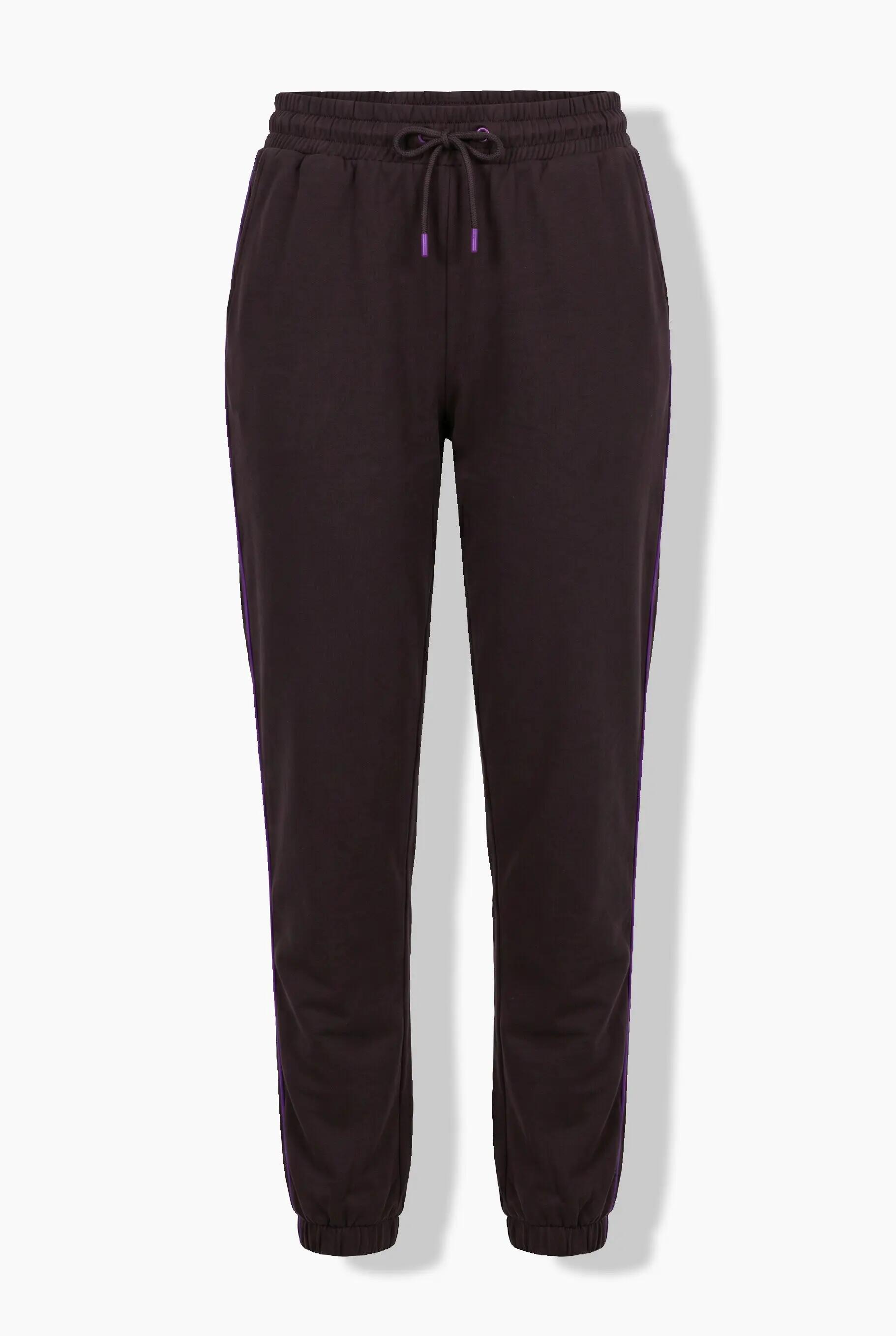 Damen Jogginghose Seitenpaspel Elastikbund elastischer Saum 11/11