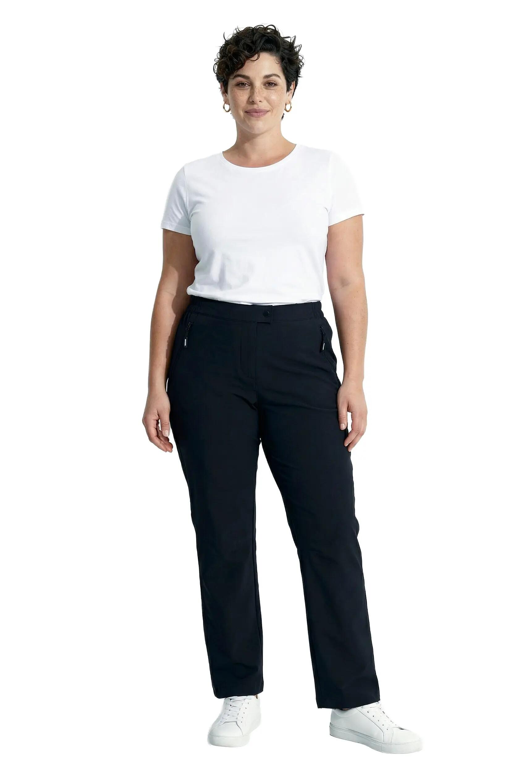 Femme Pantalon technique matière extensible et déperlante taille confortable 3/13