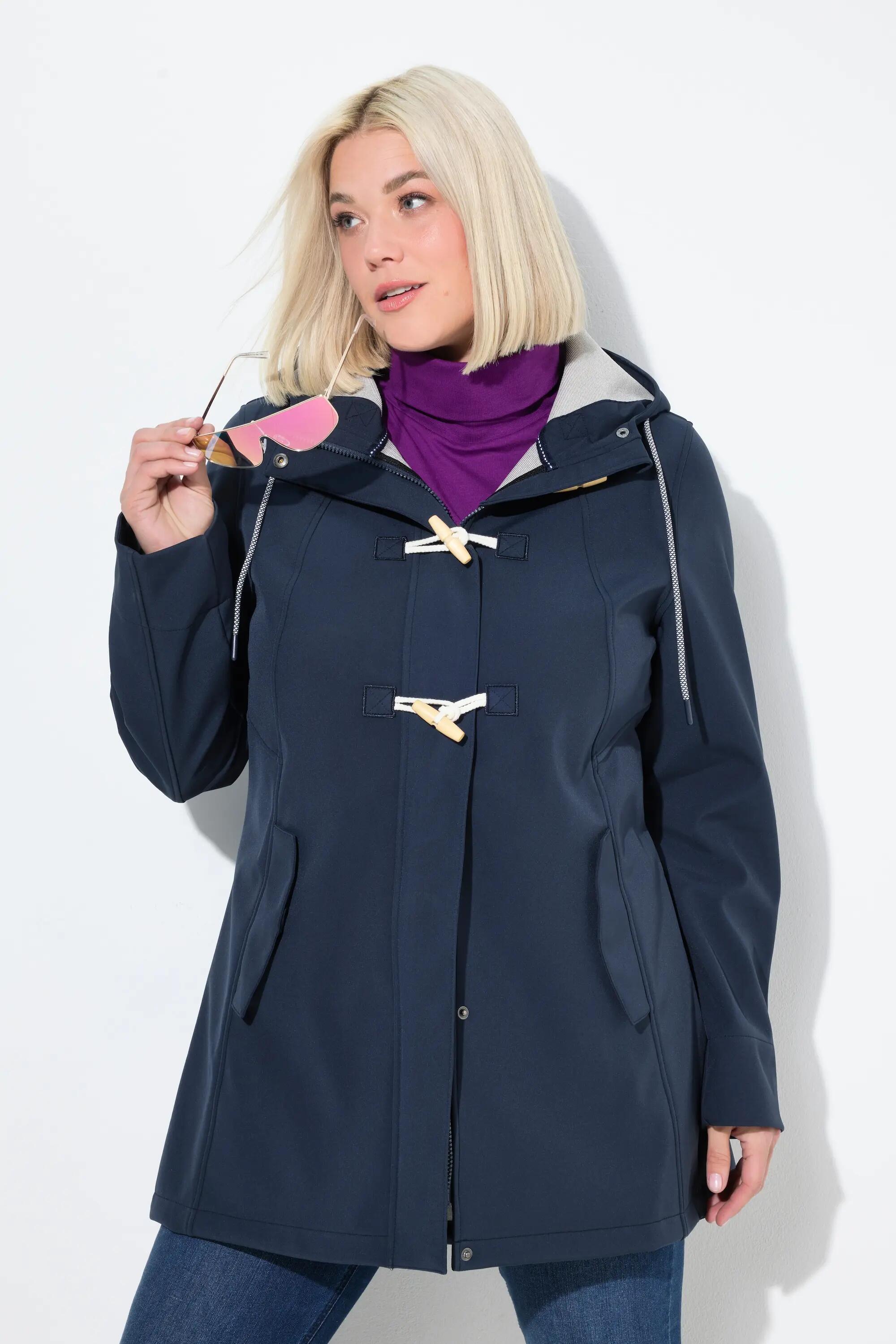 Damen HYPRAR Softshelljacke wasserabweisend Knebelknöpfe 3/13