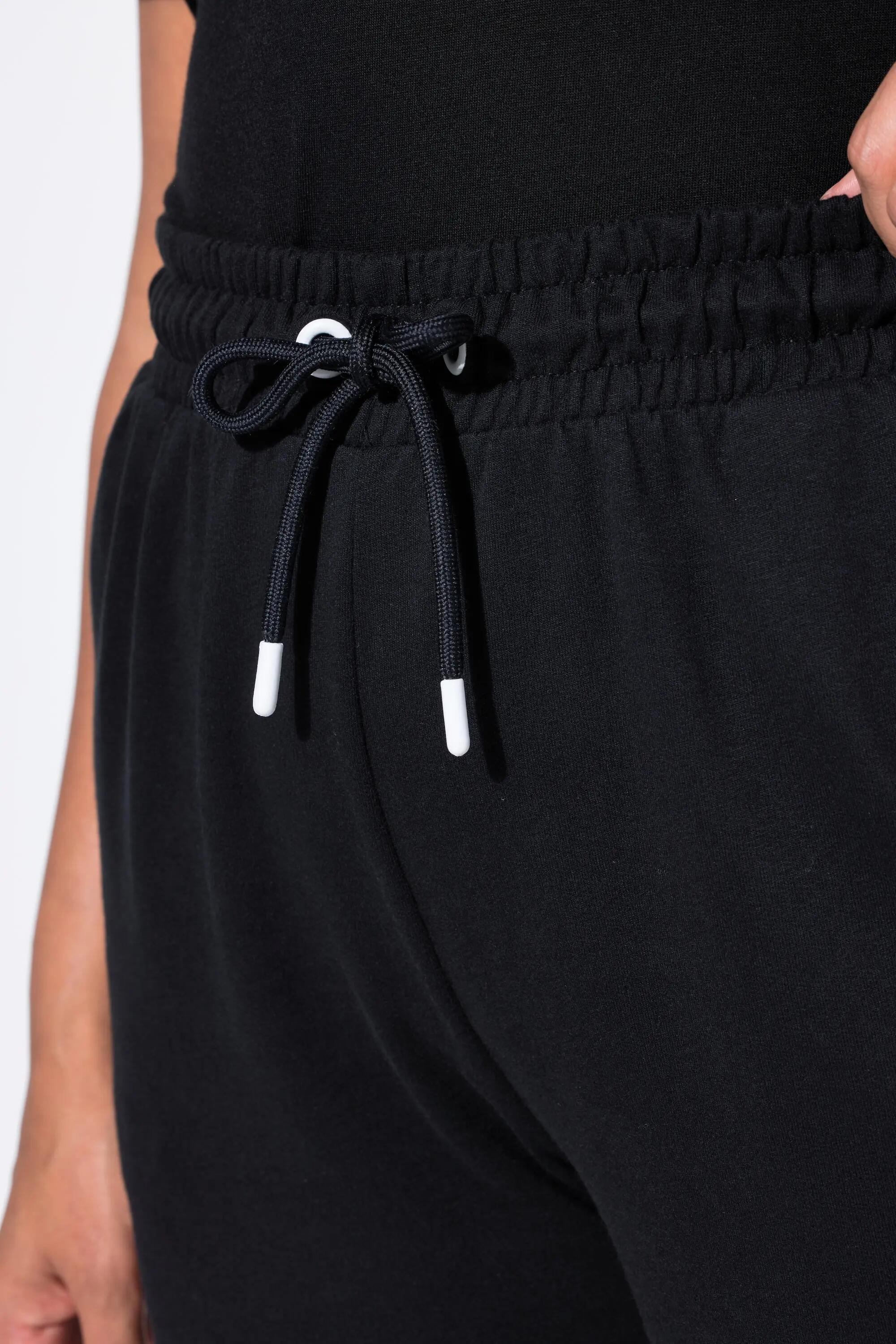 Damen Jogginghose Seitenpaspel Elastikbund elastischer Saum 10/13