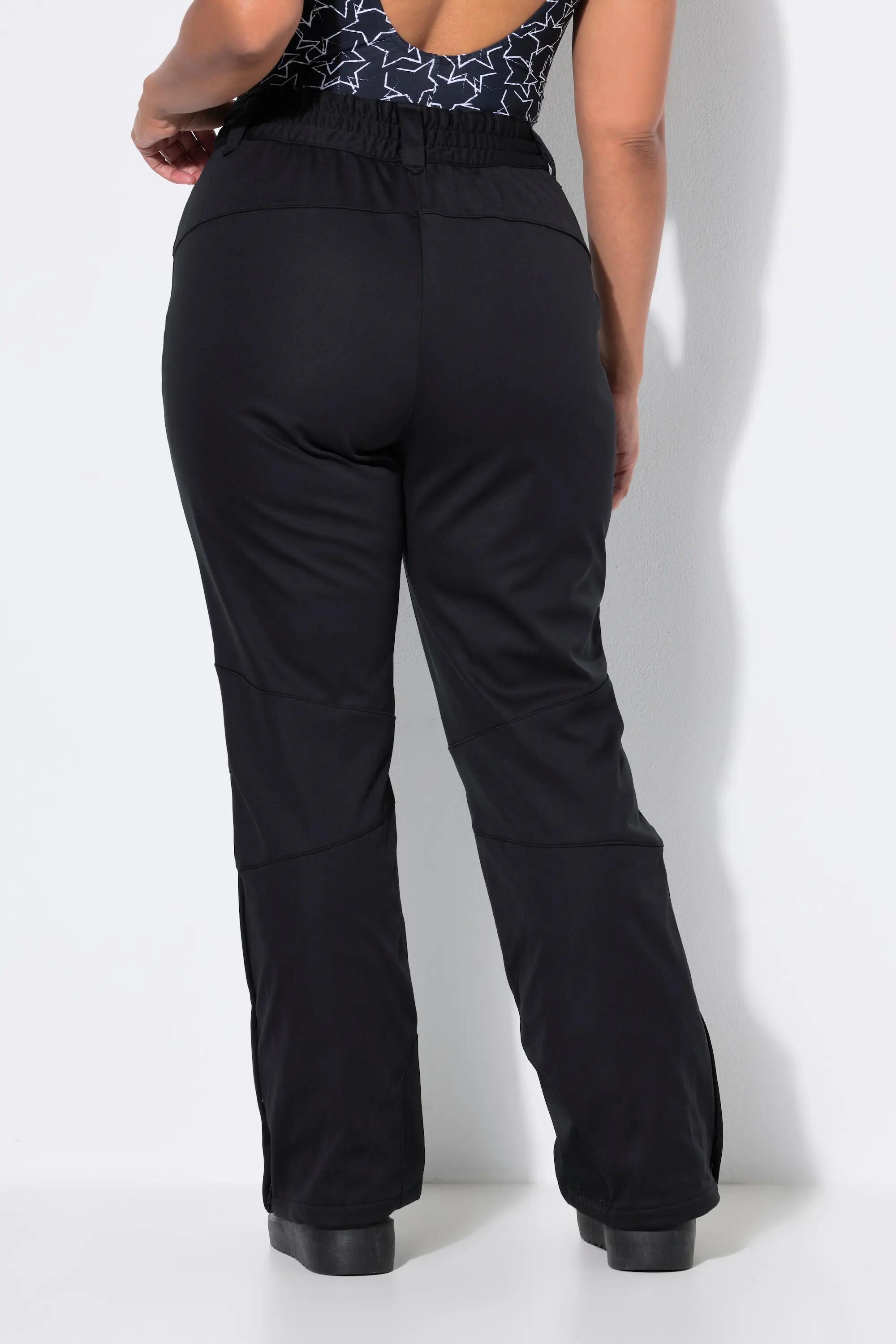 Femme Pantalon Softshell déperlant avec fermeture à scratch et pare-neige 7/11